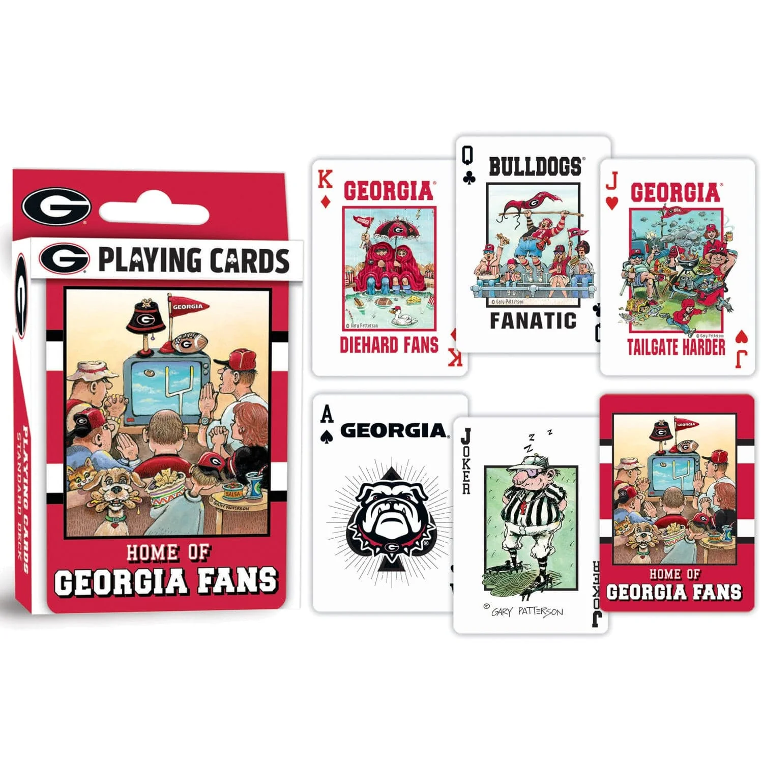Georgia Bulldogs Fan Deck Playing Cards - 54 Card Deck - Image 3
