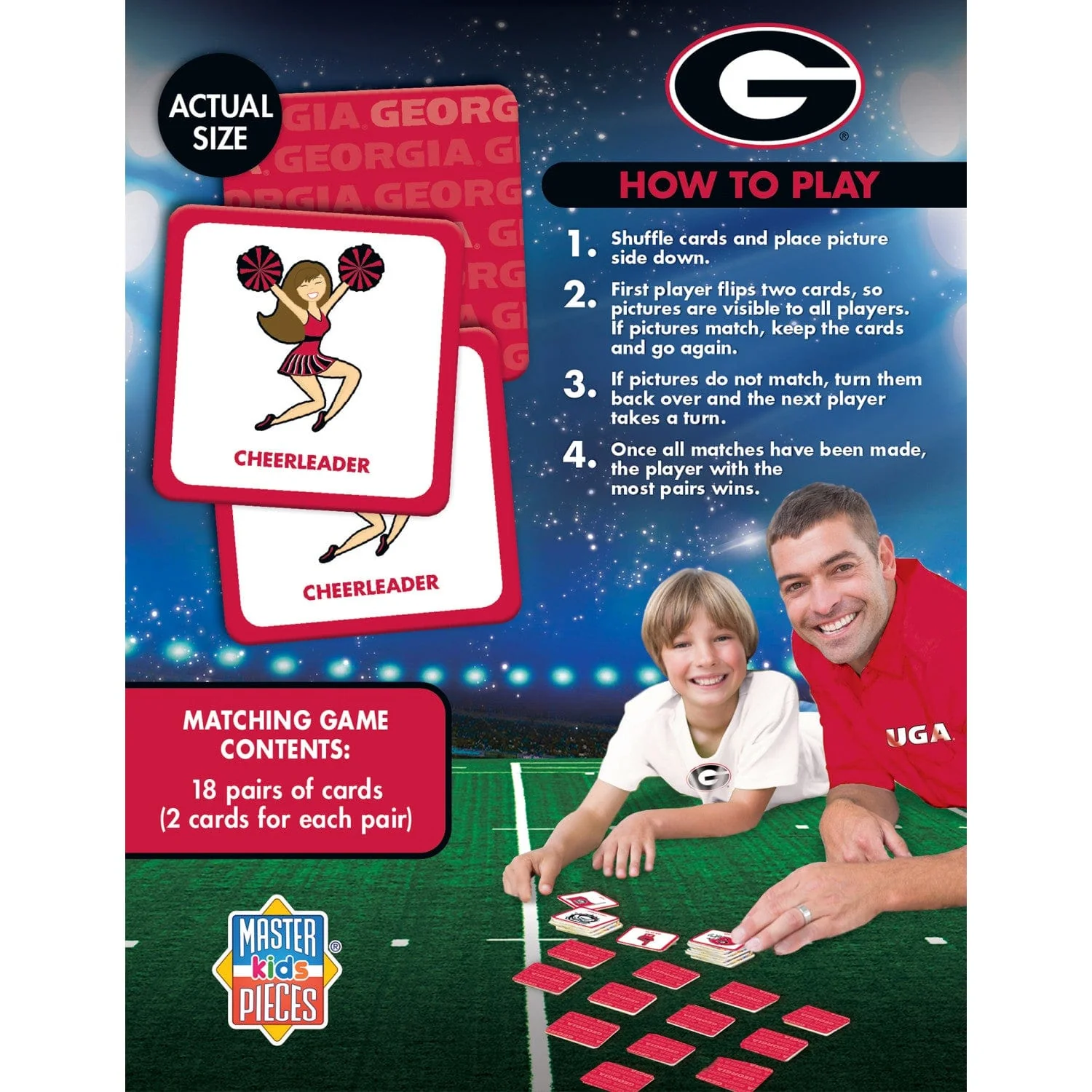 Georgia Bulldogs Matching Game - Image 3