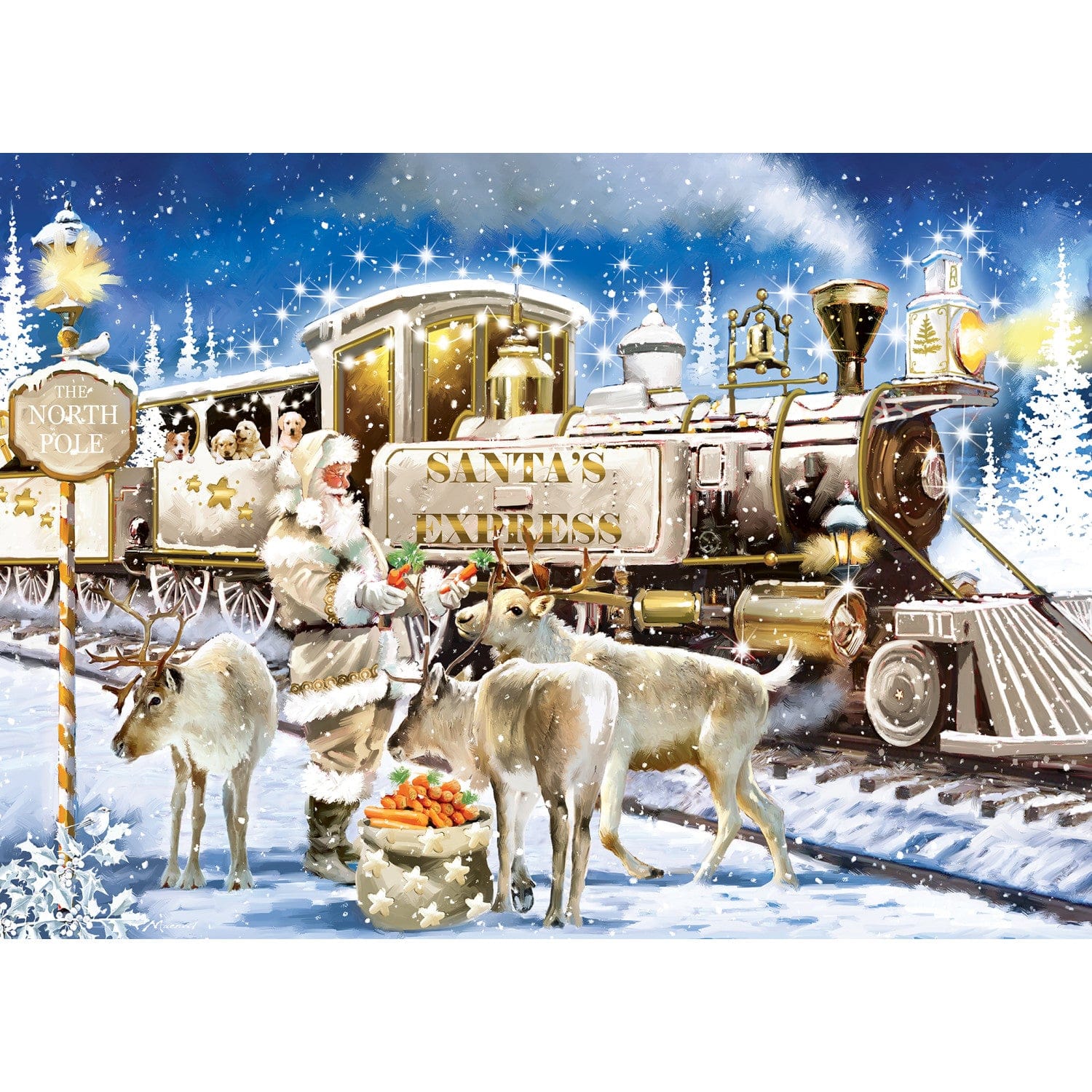 Glitter & Gold - 500 Piece Jigsaw Puzzles 4-Pack - Image 3