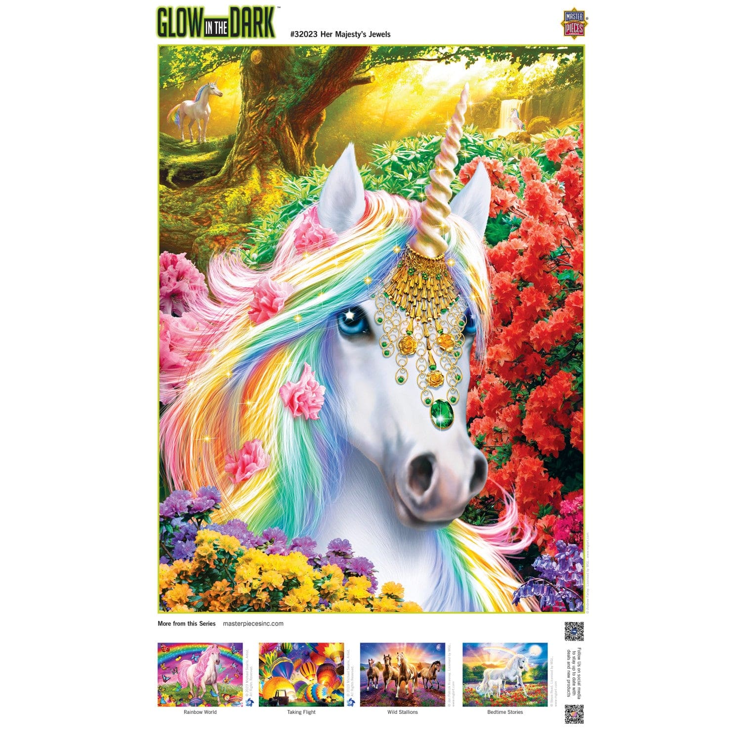 Glow in the Dark - Her Majesty's Jewels 300 Piece EZ Grip Jigsaw Puzzle - Image 4