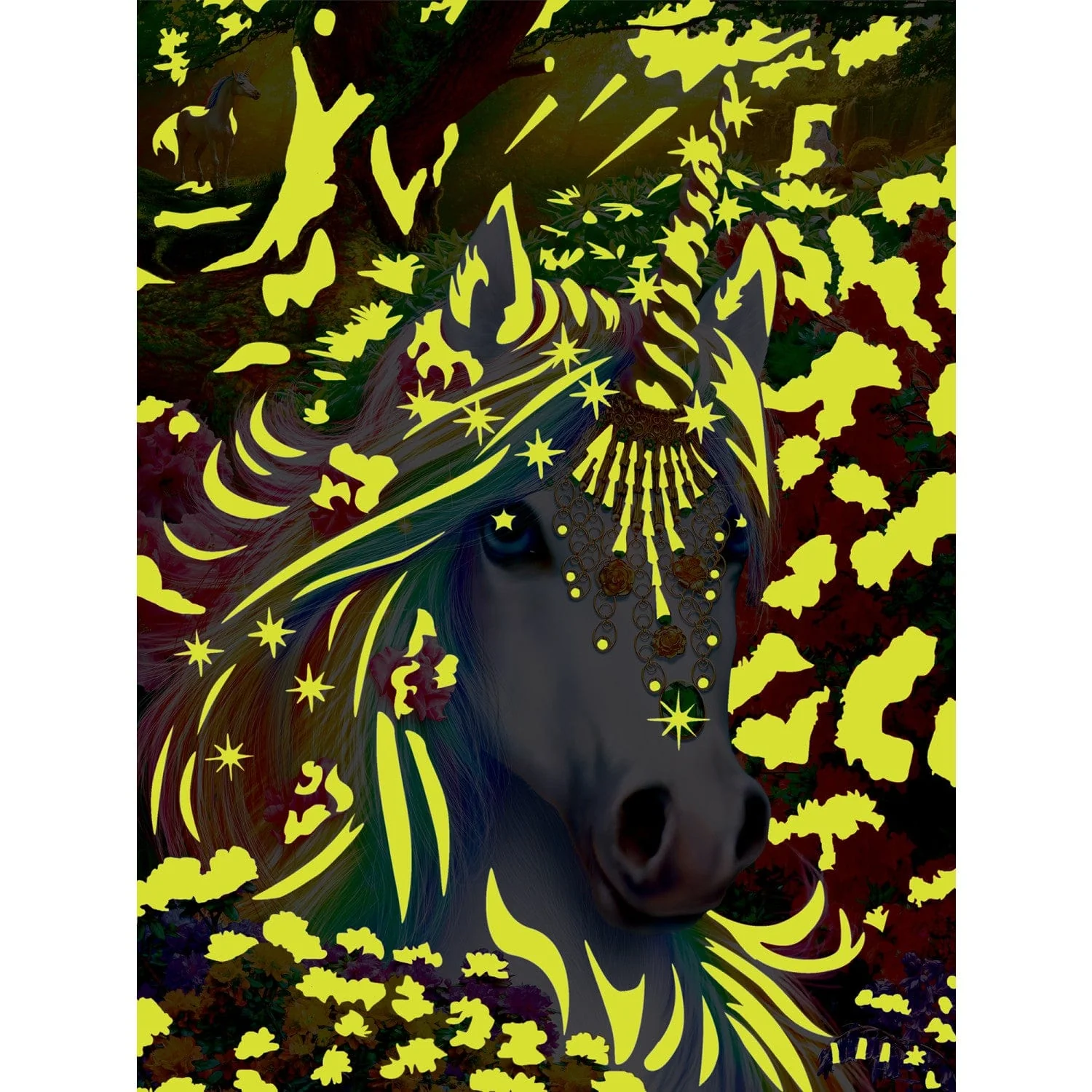 Glow in the Dark - Her Majesty's Jewels 300 Piece EZ Grip Jigsaw Puzzle - Image 5