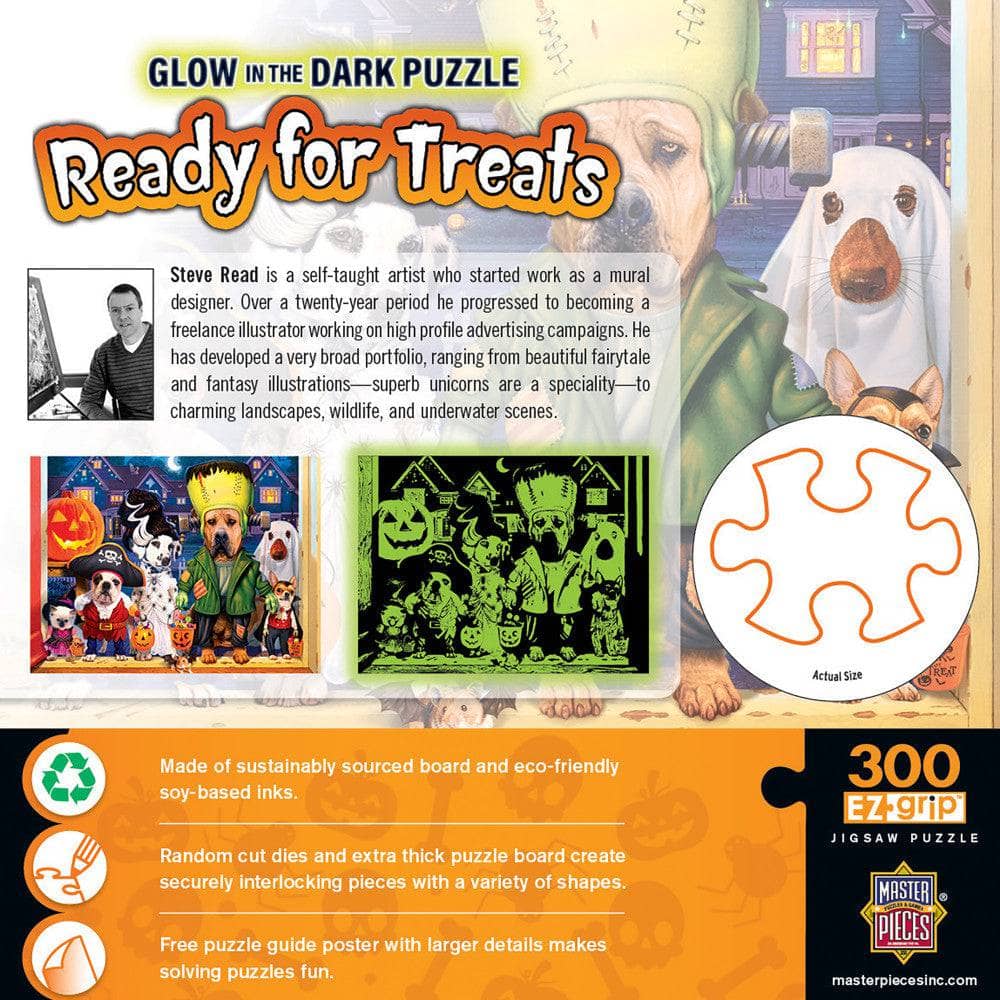 Glow in the Dark - Ready for Treats 300 Piece EZ Grip Jigsaw Puzzle - Image 3