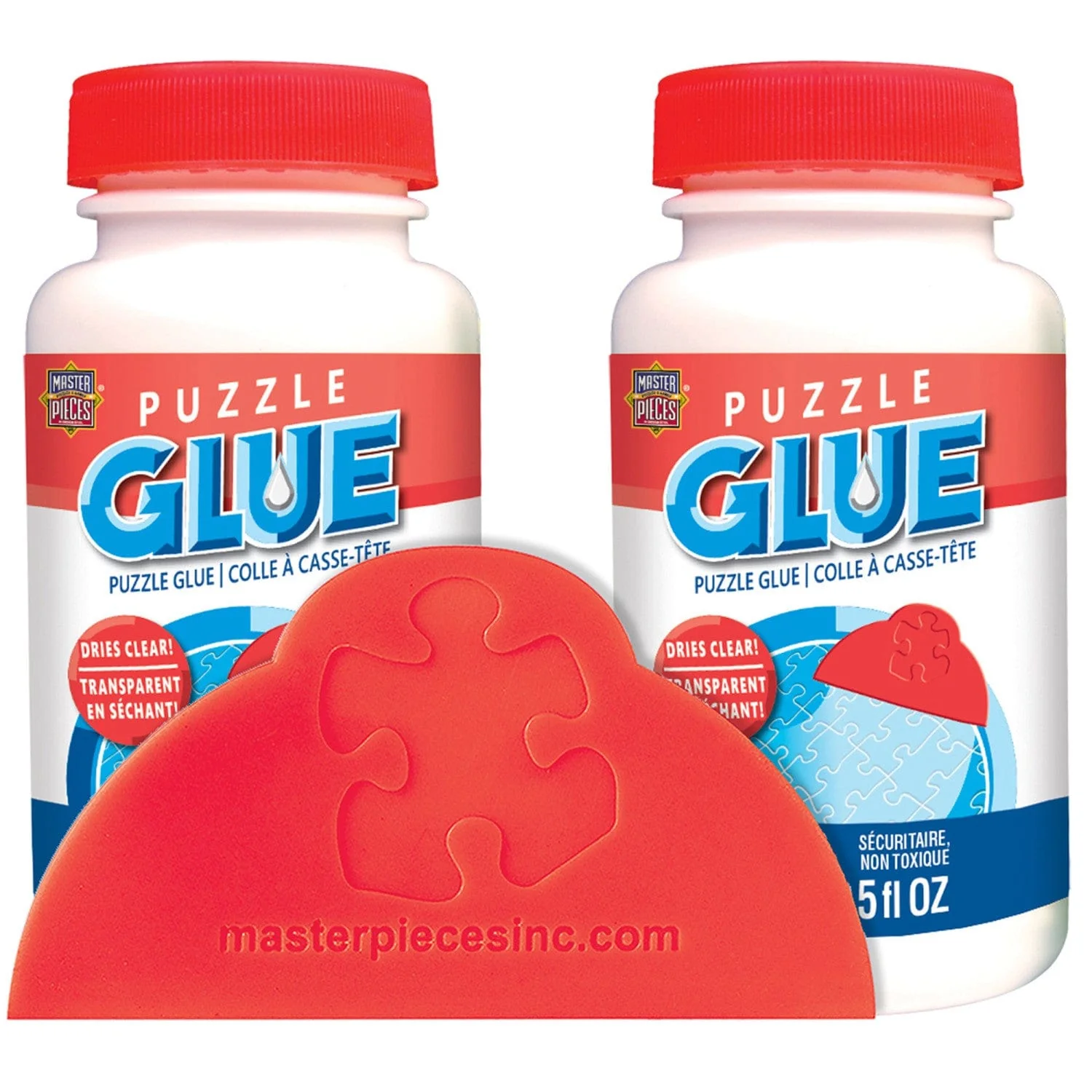 Jigsaw Puzzle Glue 2-Pack with Applicator - Image 2
