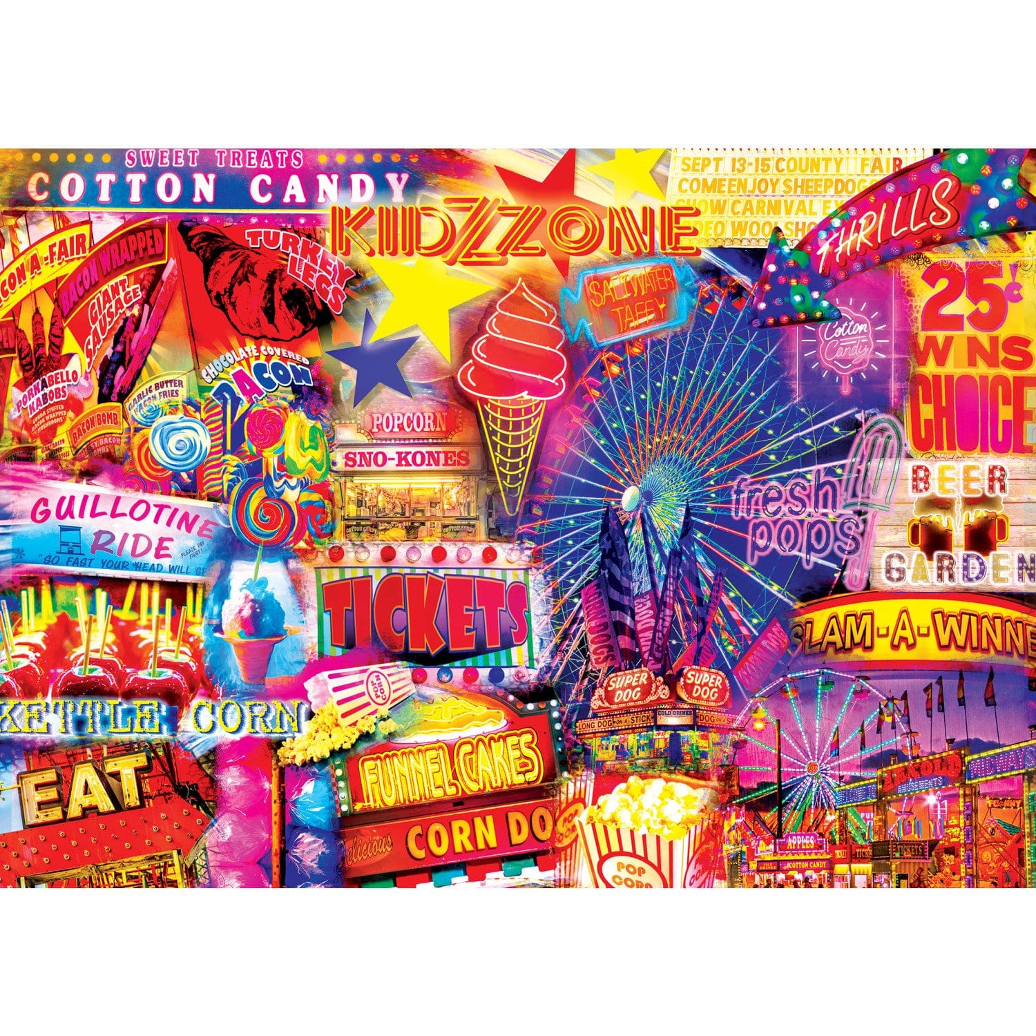 Good Eats - Fairground Nights 500 Piece Jigsaw Puzzle - Image 2