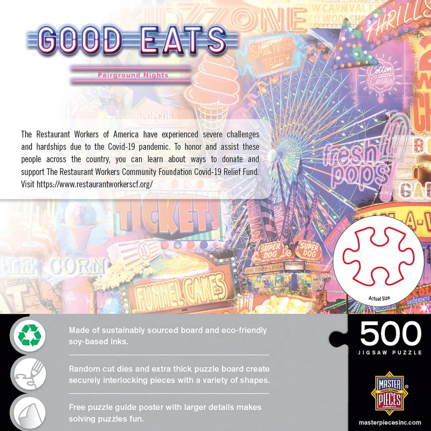 Good Eats - Fairground Nights 500 Piece Jigsaw Puzzle - Image 3