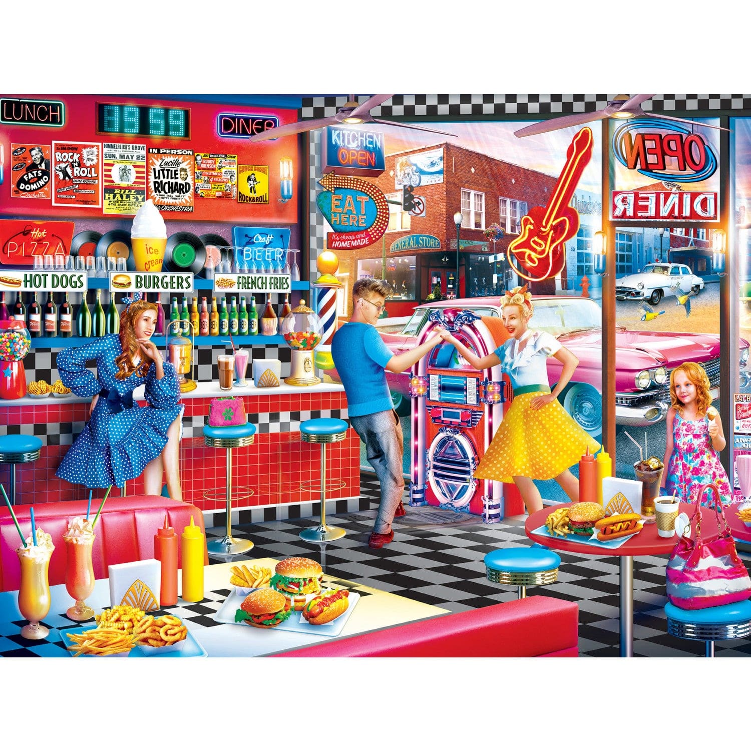 Good Times Diner - Jigsaw Puzzle