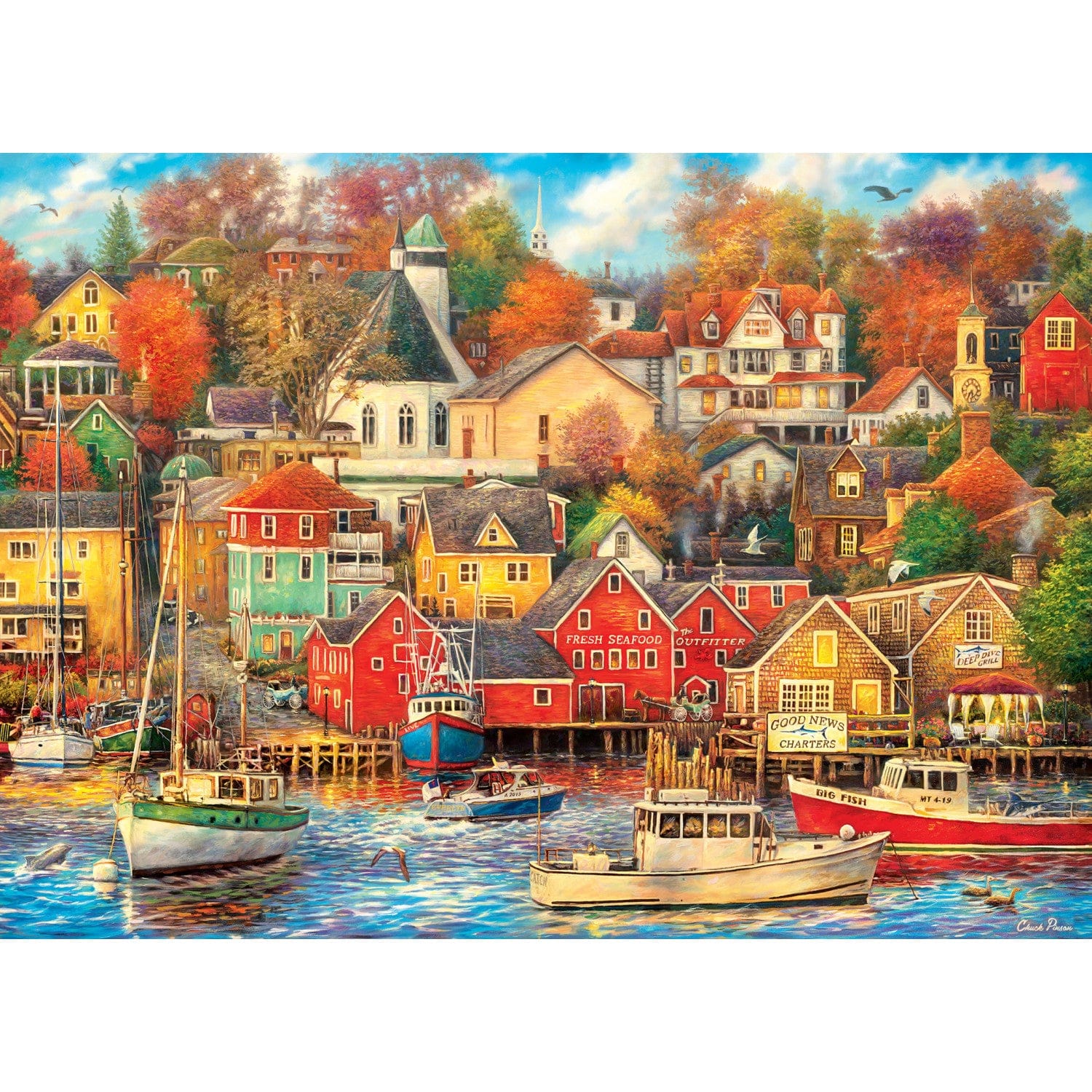 Good Times Harbor - Jigsaw Puzzle