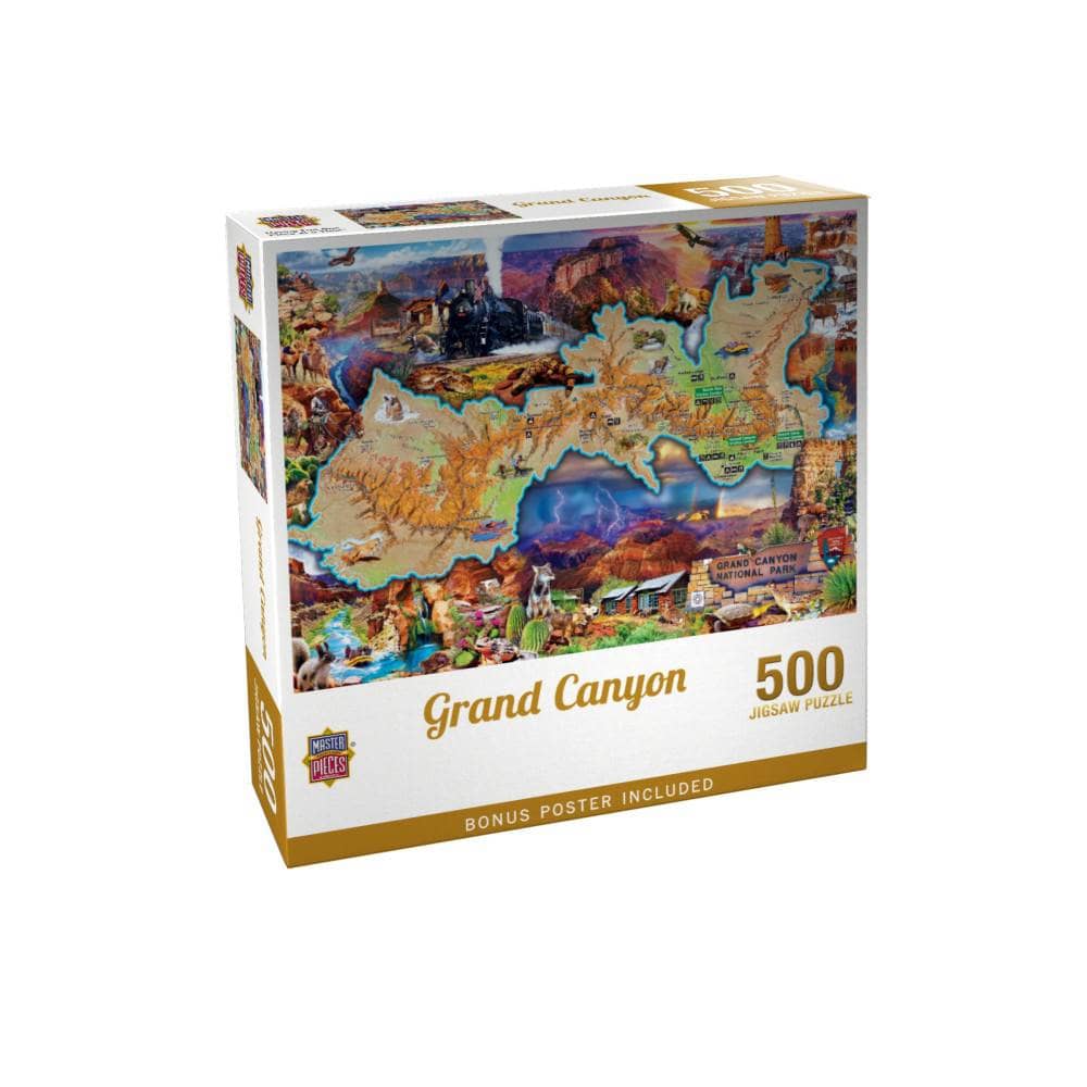 Grand Canyon Map - Jigsaw Puzzle - Image 2