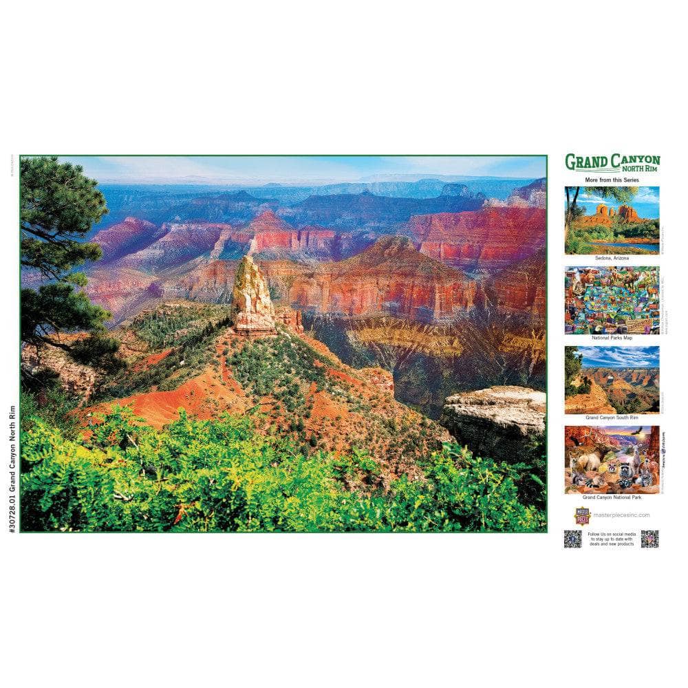 Grand Canyon North Rim 550 Piece Jigsaw Puzzle - Image 4