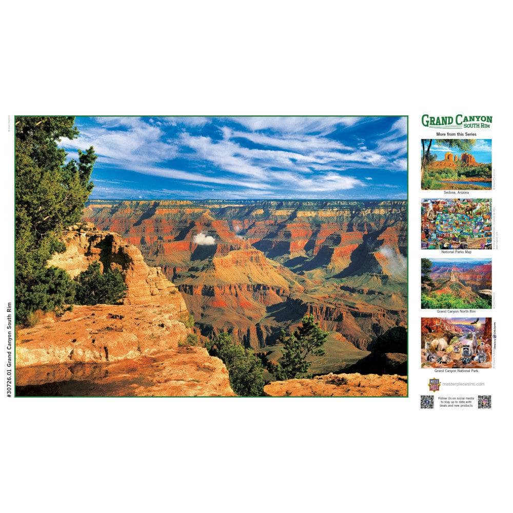 Grand Canyon South Rim 500 Piece Jigsaw Puzzle - Image 4