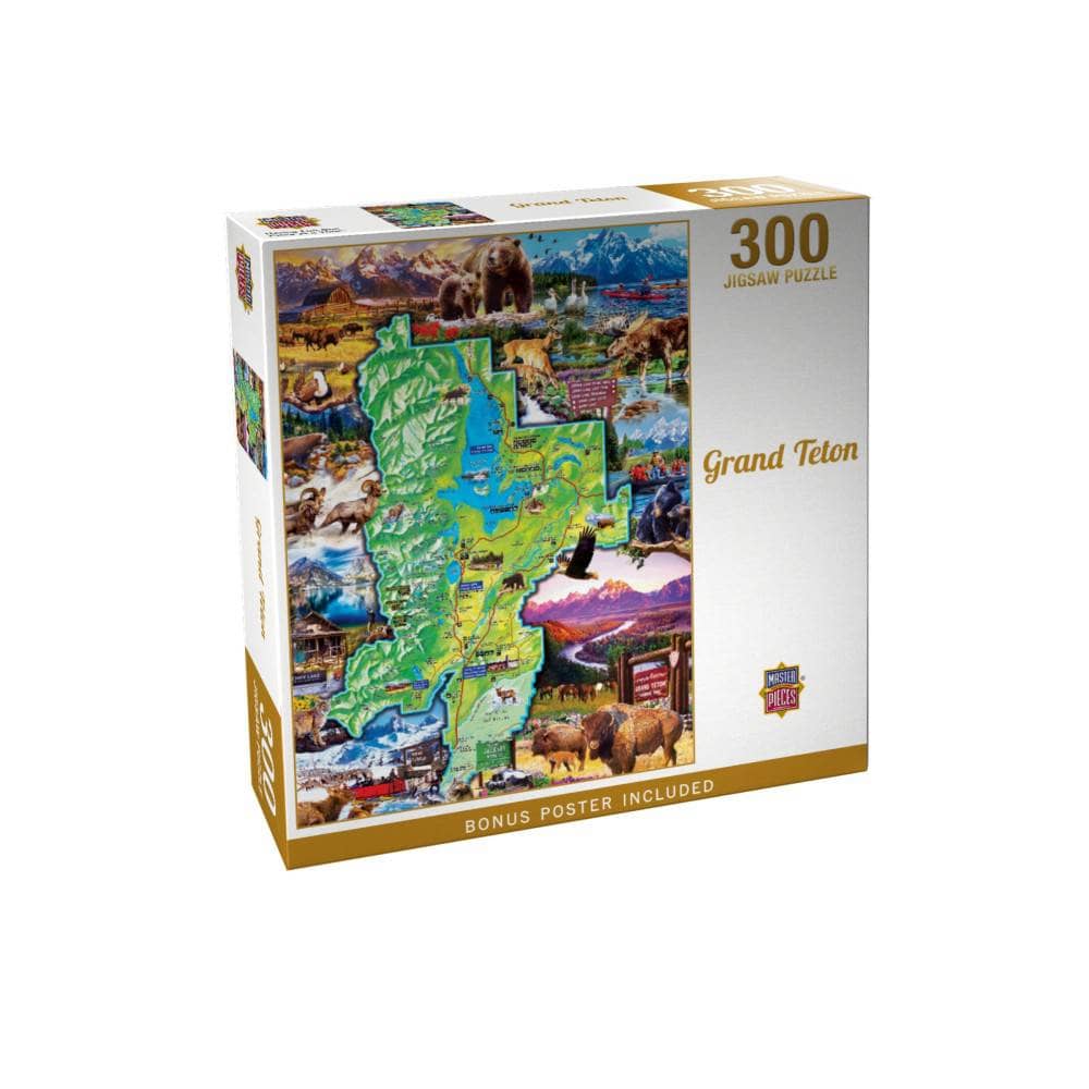 Grand Teton Map - Jigsaw Puzzle - Image 2