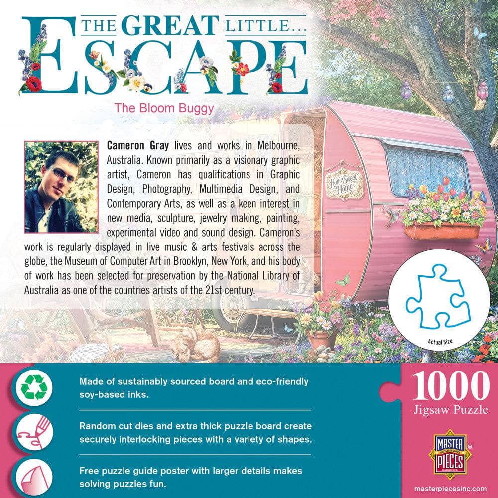 The Great Little Escape - The Bloom Buggy 1000 Piece Jigsaw Puzzle - Image 3