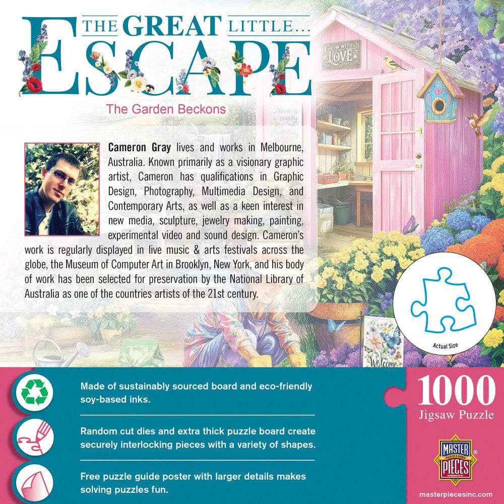 The Great Little Escape - The Garden Beckons 1000 Piece Jigsaw Puzzle - Image 3