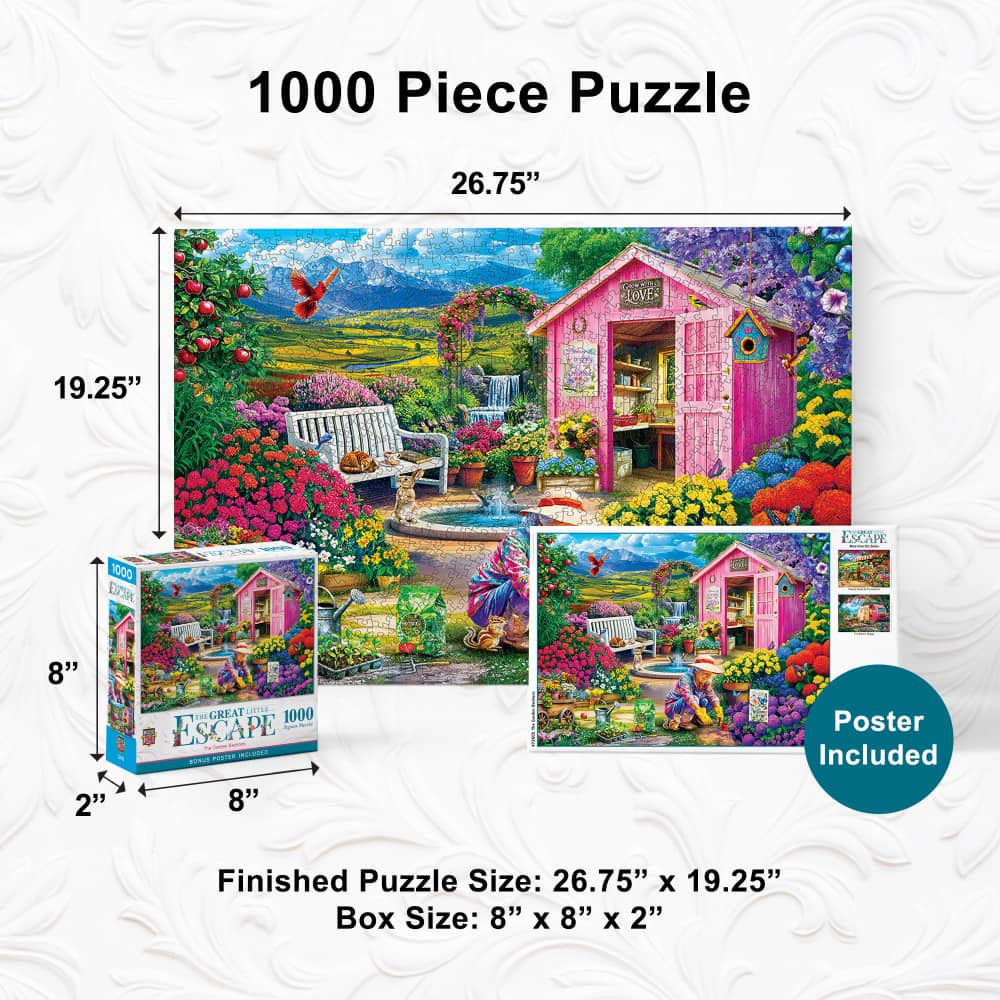 The Great Little Escape - The Garden Beckons 1000 Piece Jigsaw Puzzle - Image 5