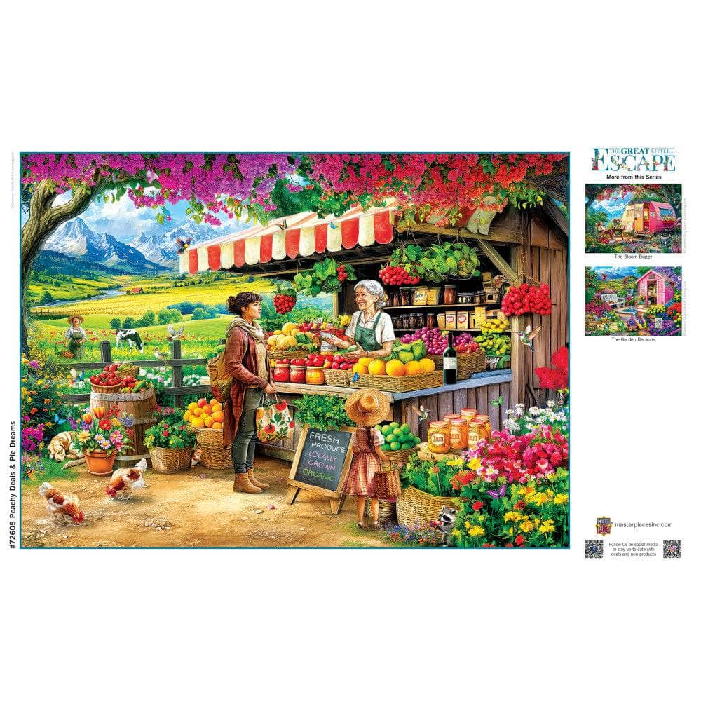 The Great Little Escape - Peachy Deals & Pie Dreams 1000 Piece Jigsaw Puzzle - Image 4