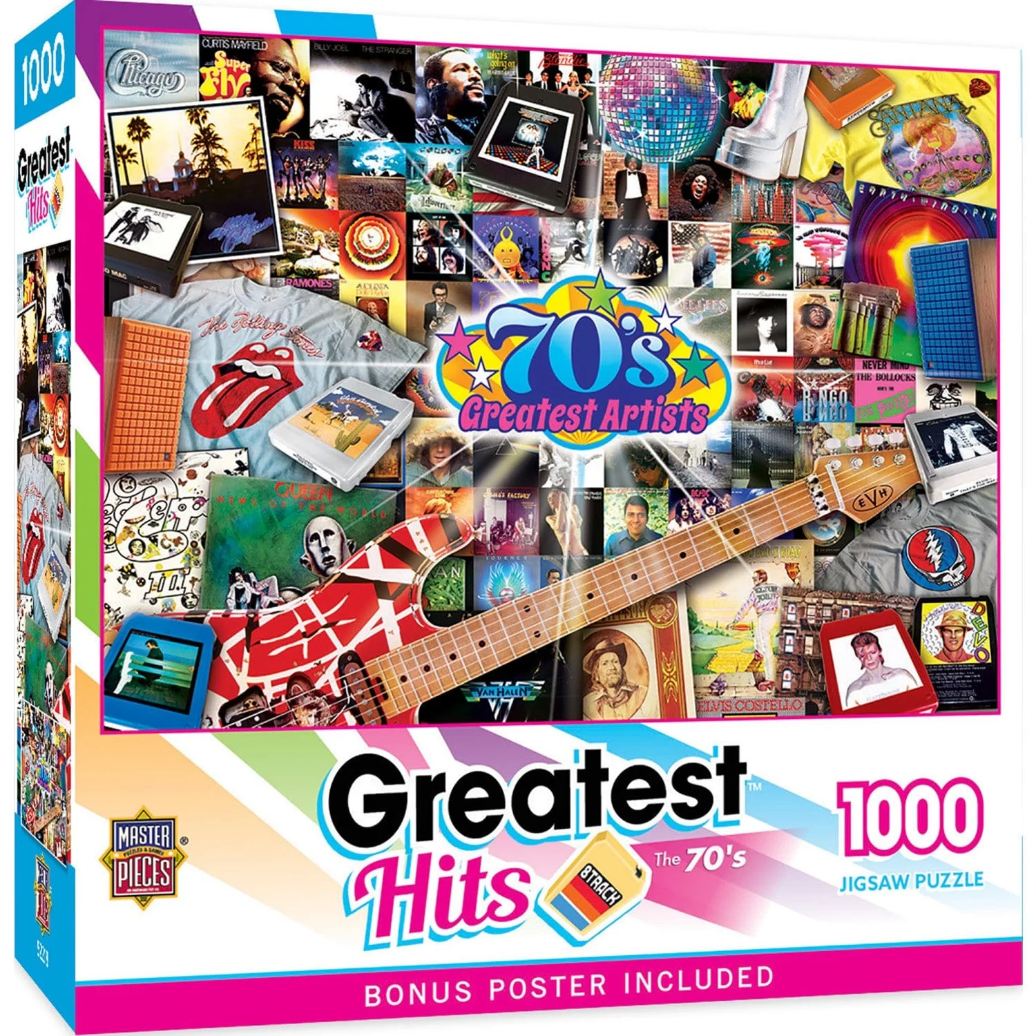 Greatest Hits - 70's Artists 1000 Piece Jigsaw Puzzle