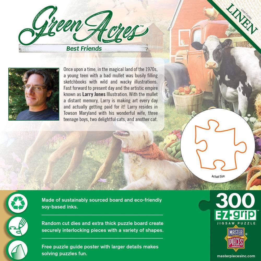 Green Acres - Best Friends 300 Piece EZ Grip Jigsaw Puzzle - Image 3