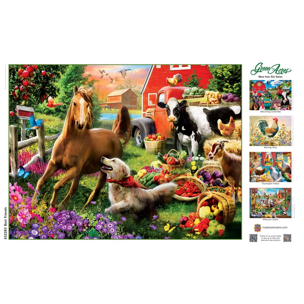 Green Acres - Best Friends 300 Piece EZ Grip Jigsaw Puzzle - Image 4