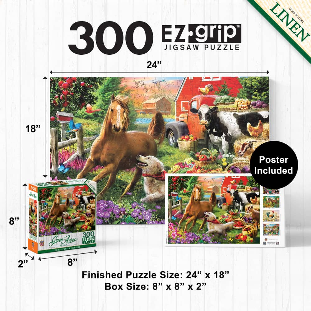 Green Acres - Best Friends 300 Piece EZ Grip Jigsaw Puzzle - Image 5