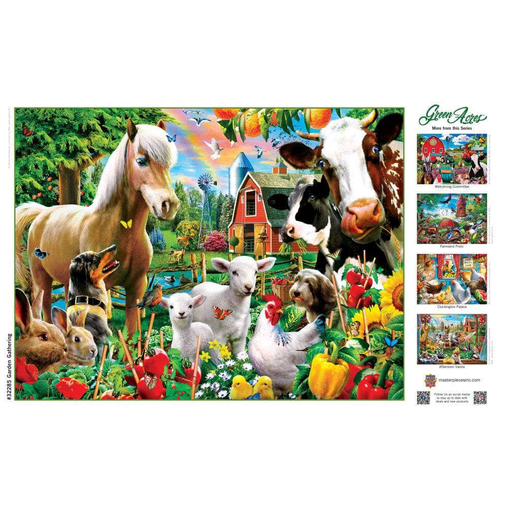 Green Acres - Garden Gathering 300 Piece EZ Grip Jigsaw Puzzle - Image 4