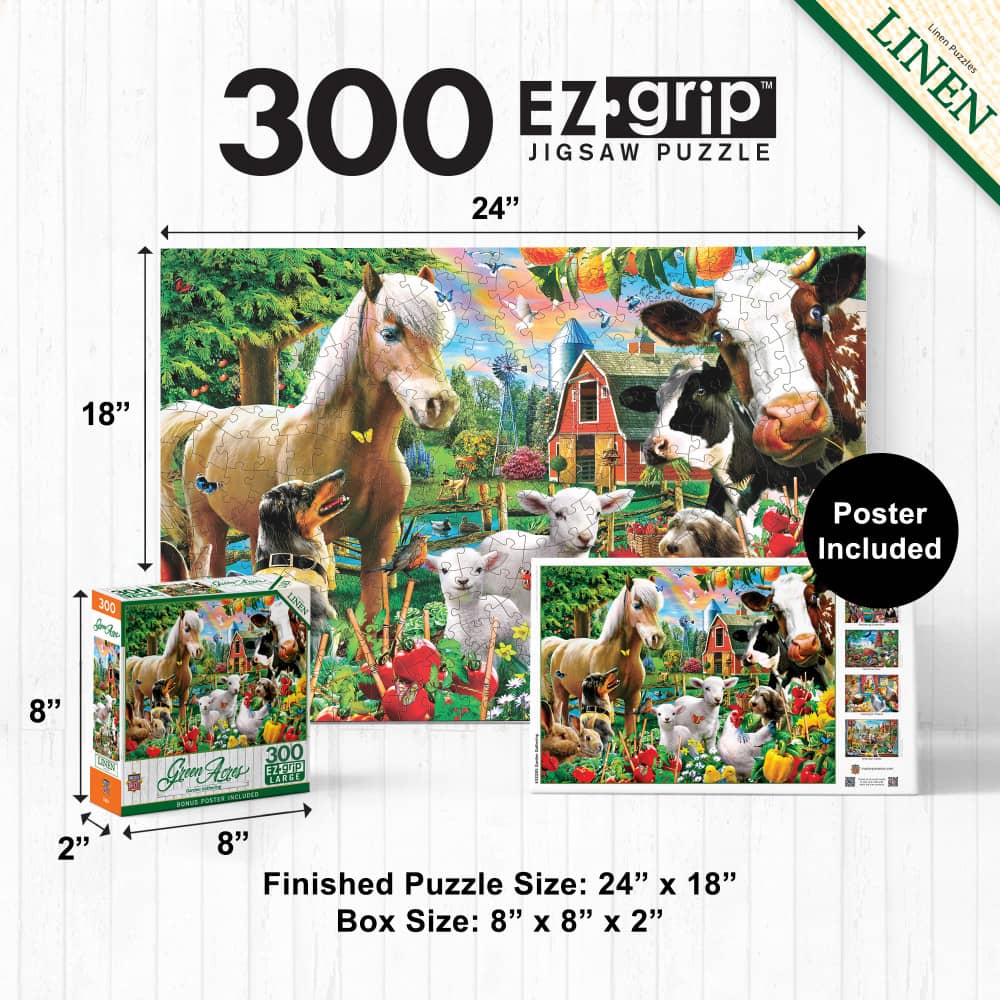 Green Acres - Garden Gathering 300 Piece EZ Grip Jigsaw Puzzle - Image 5