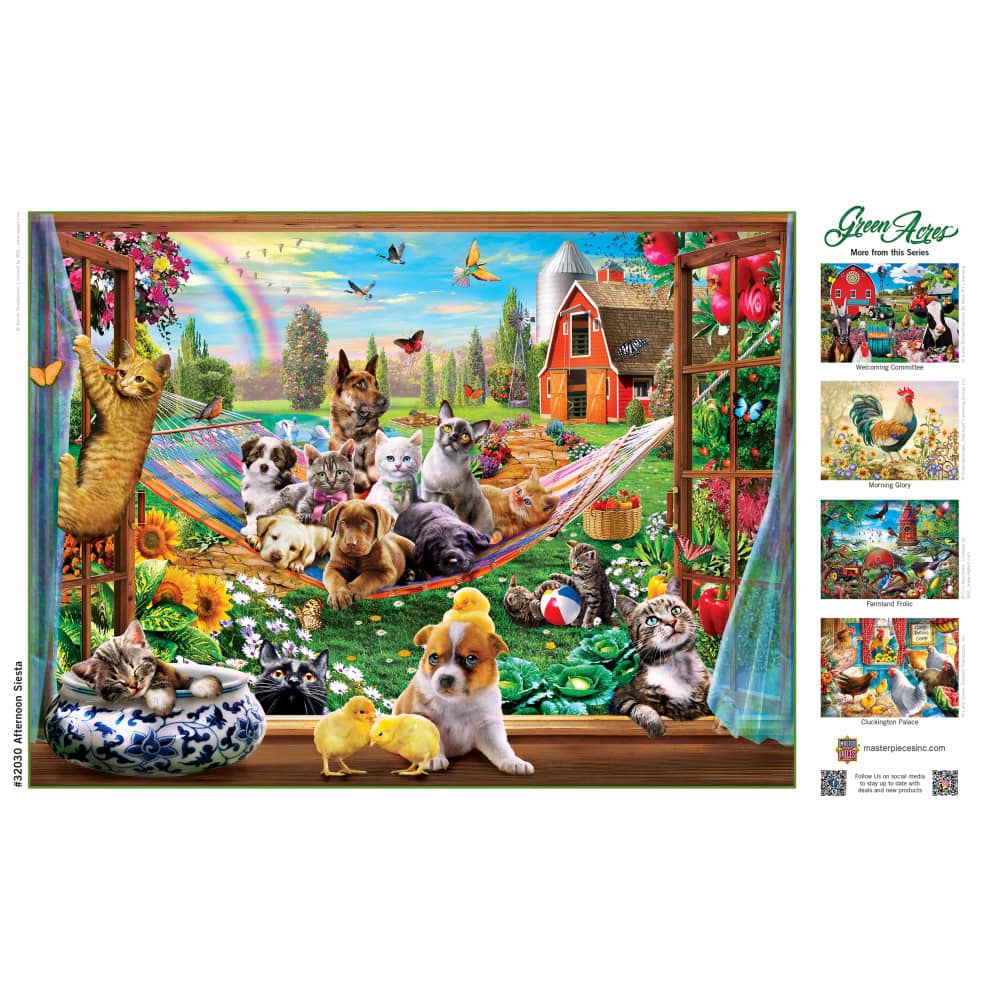 Green Acres - Afternoon Siesta 300 Piece EZ Grip Jigsaw Puzzle - Image 4