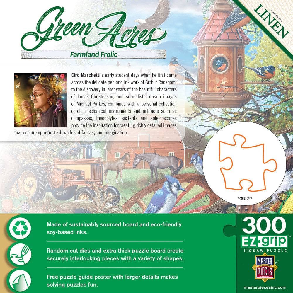 Green Acres - Farmland Frolic 300 Piece EZ Grip Jigsaw Puzzle - Image 3