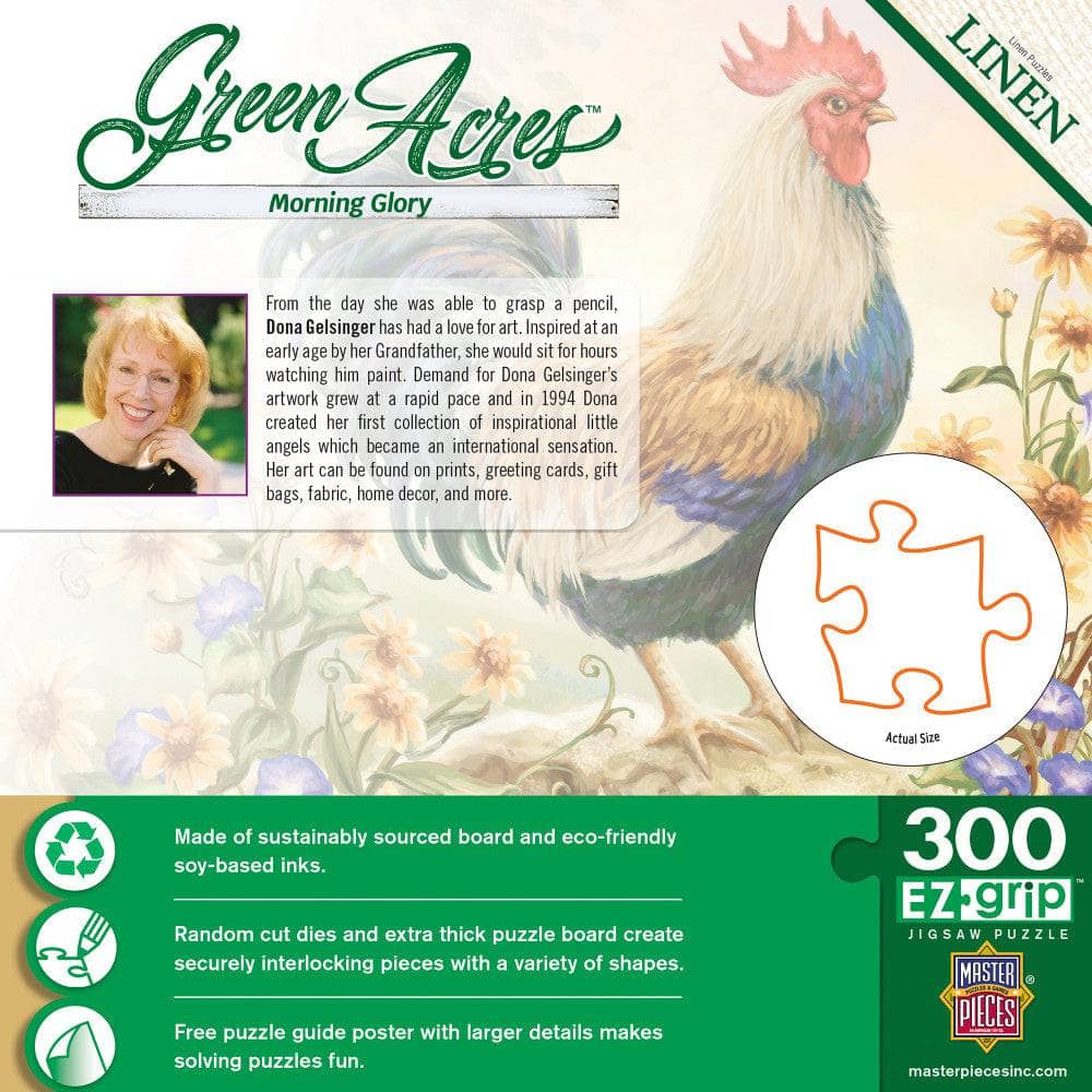 Green Acres - Morning Glory 300 Piece EZ Grip Jigsaw Puzzle - Image 3