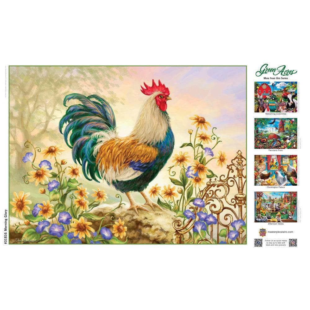 Green Acres - Morning Glory 300 Piece EZ Grip Jigsaw Puzzle - Image 4