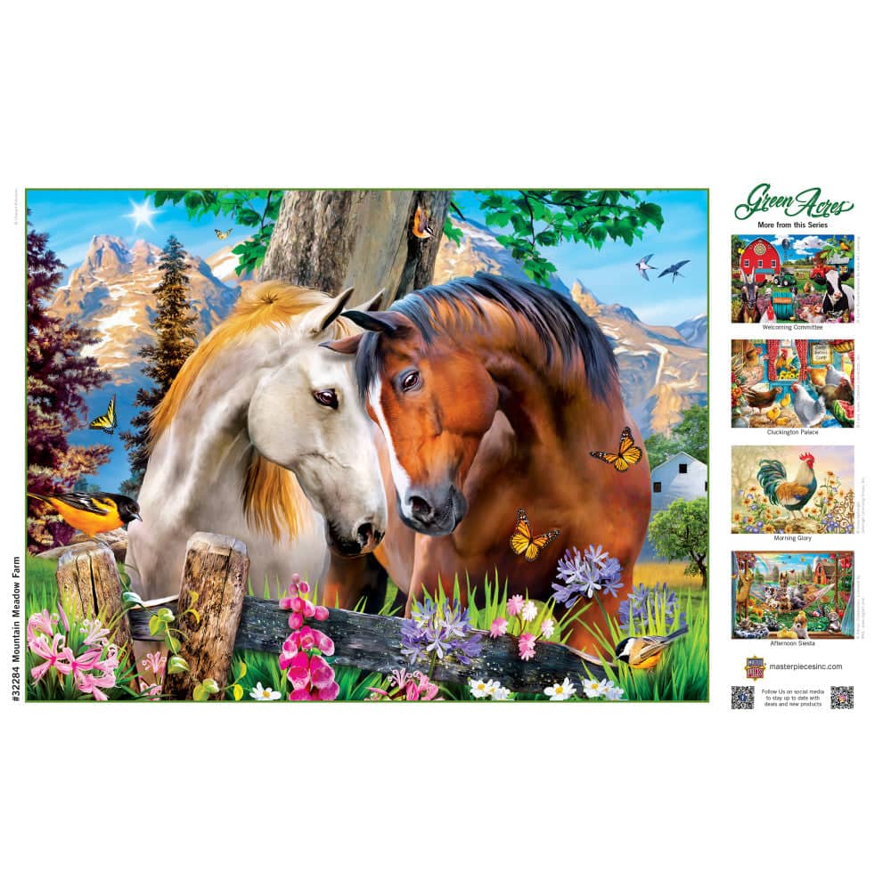 Green Acres - Mountain Meadow Farm 300 Piece EZ Grip Jigsaw Puzzle - Image 4