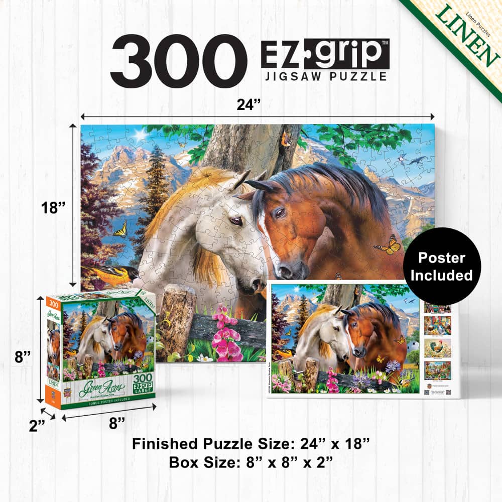 Green Acres - Mountain Meadow Farm 300 Piece EZ Grip Jigsaw Puzzle - Image 5
