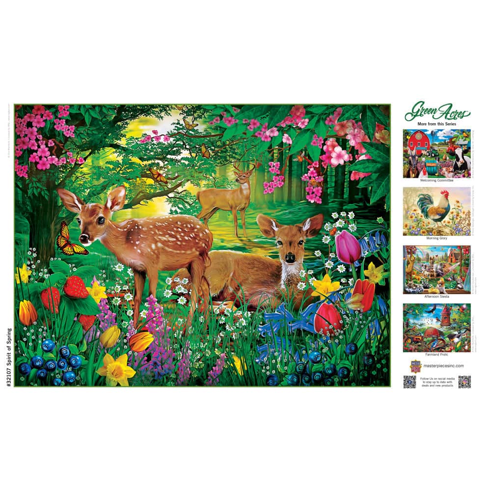 Green Acres - Spirit of Spring 300 Piece EZ Grip Jigsaw Puzzle - Image 4