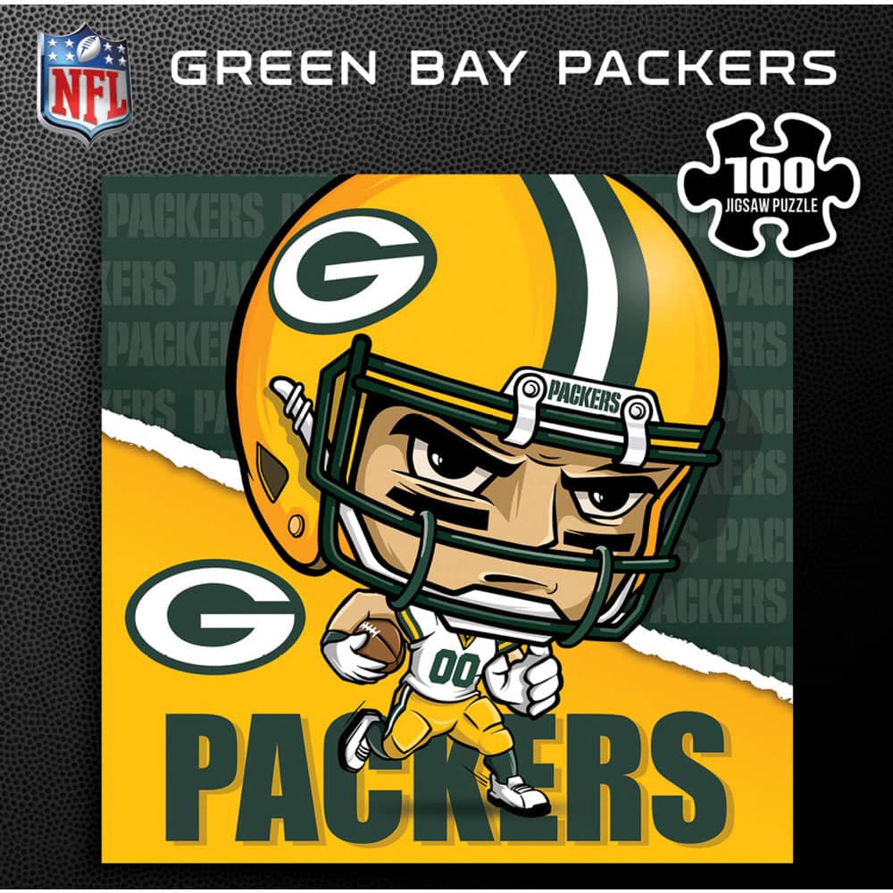 Green Bay Packers - NFL Mascot 100 Piece Jigsaw Puzzle - Image 3