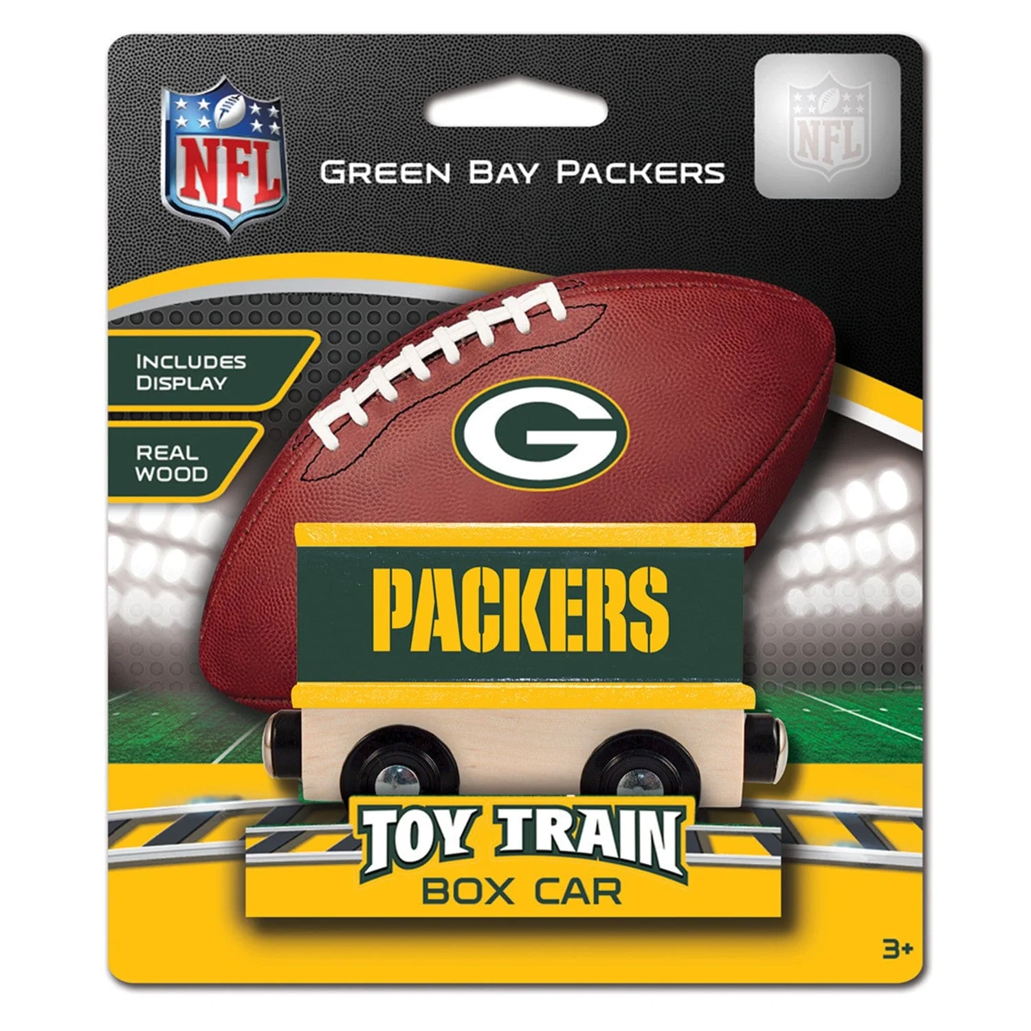 Green Bay Packers Toy Train Box Car - Image 2