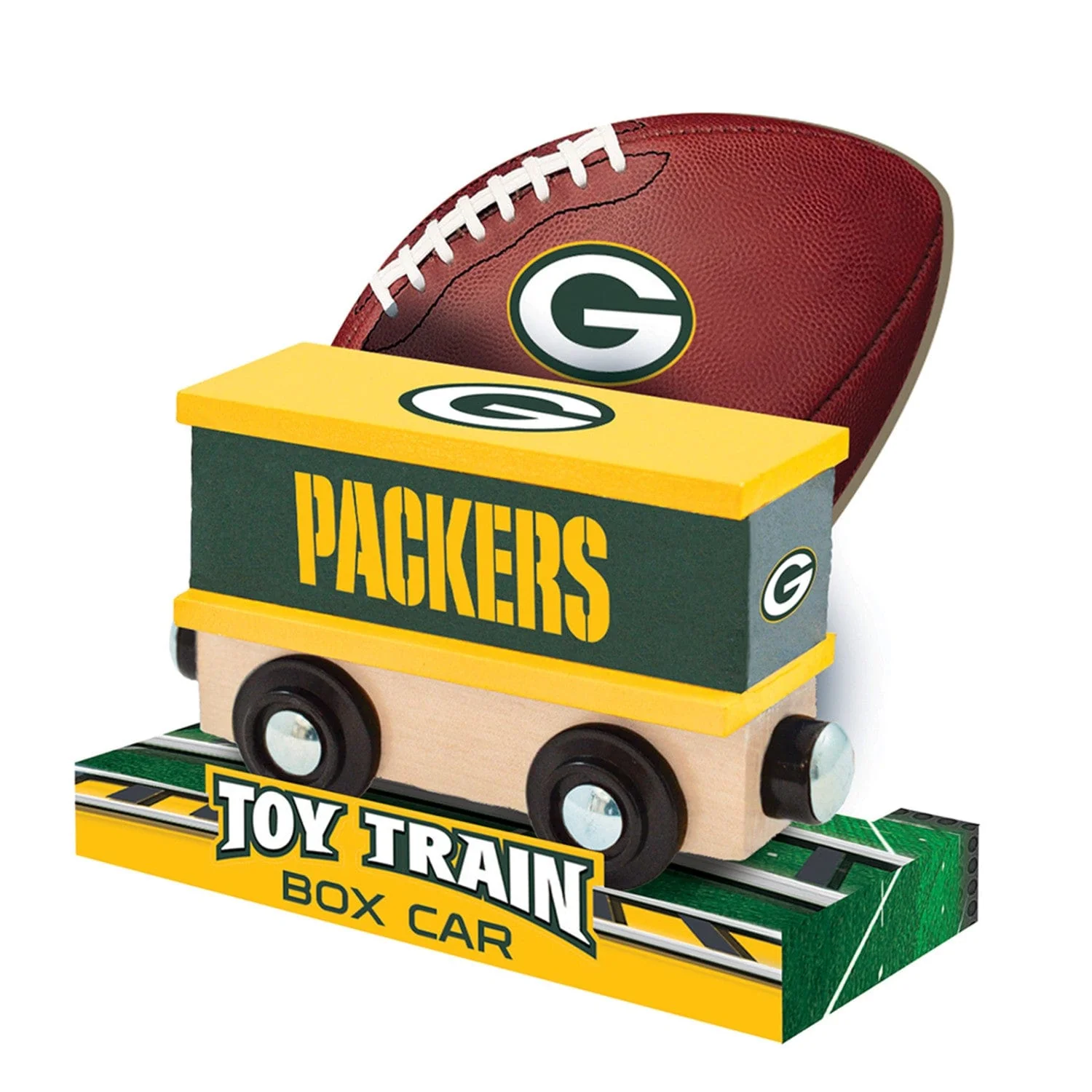 Green Bay Packers Toy Train Box Car - Image 3