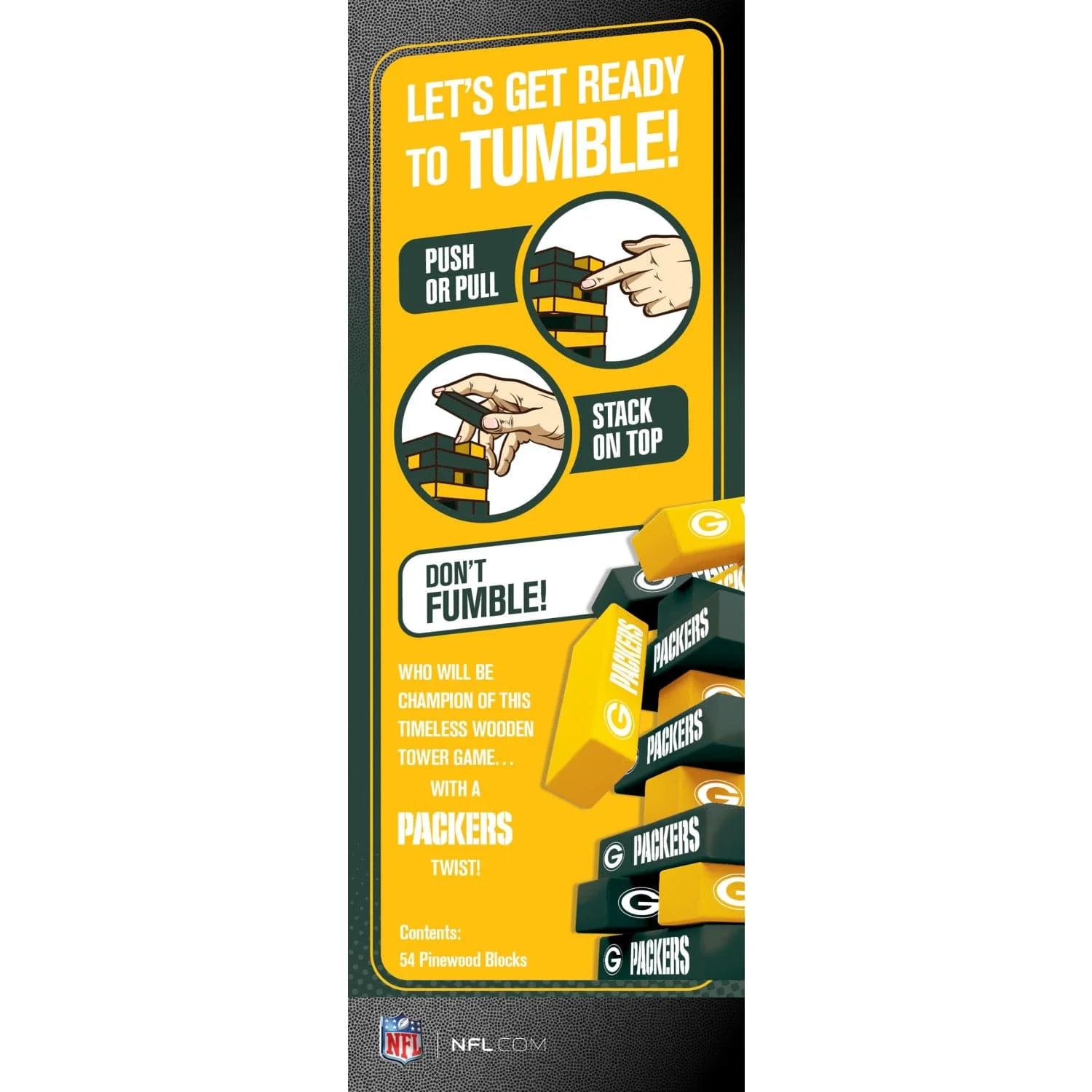 Green Bay Packers Tumble Tower - Image 3