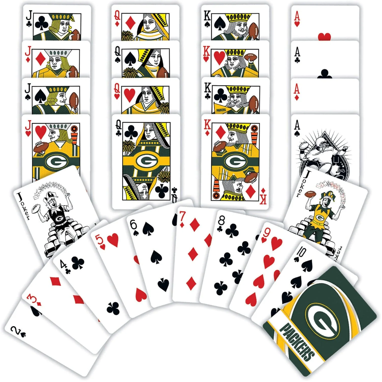 Green Bay Packers Playing Cards - 54 Card Deck - Image 2