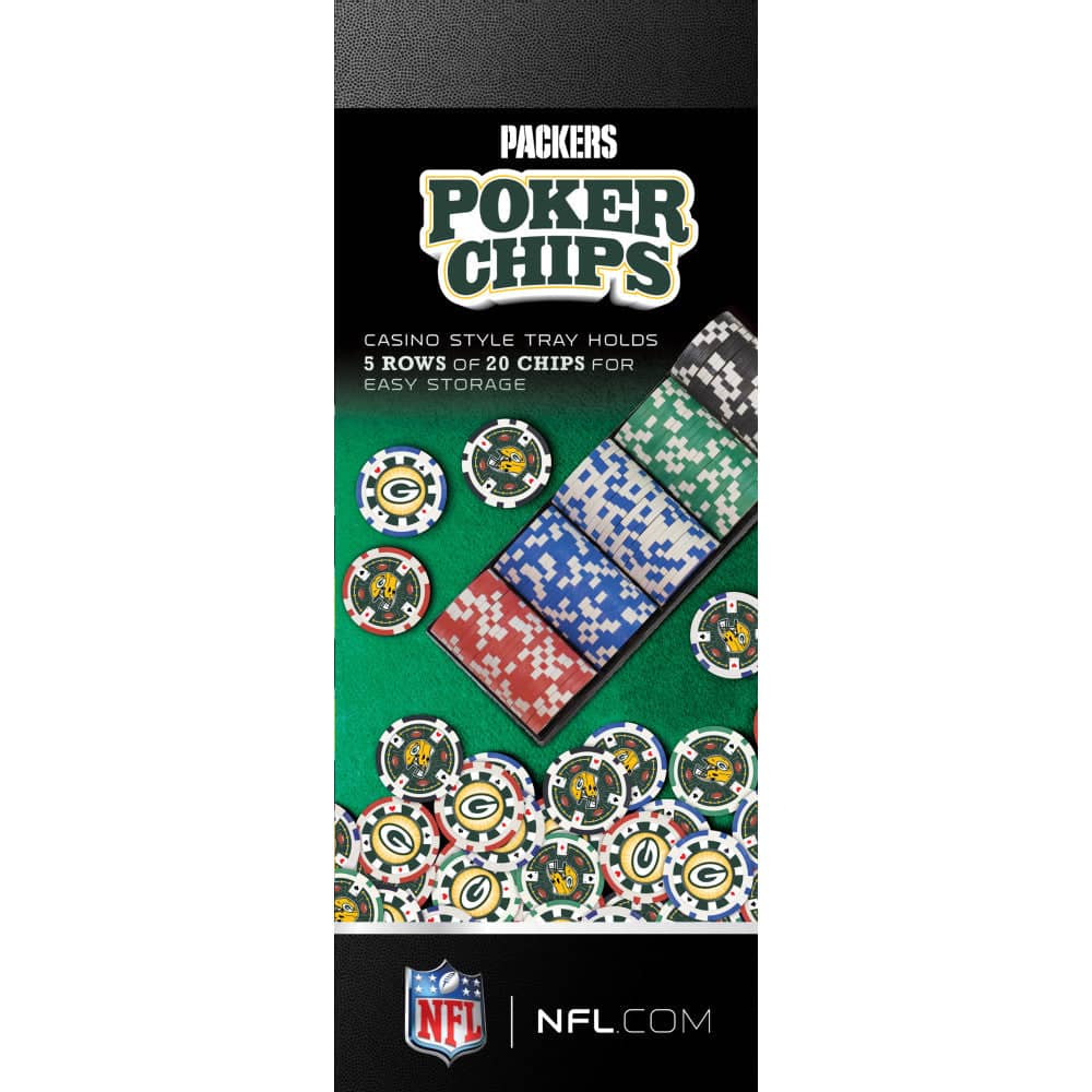 Green Bay Packers 100 Piece Poker Chips - Image 4