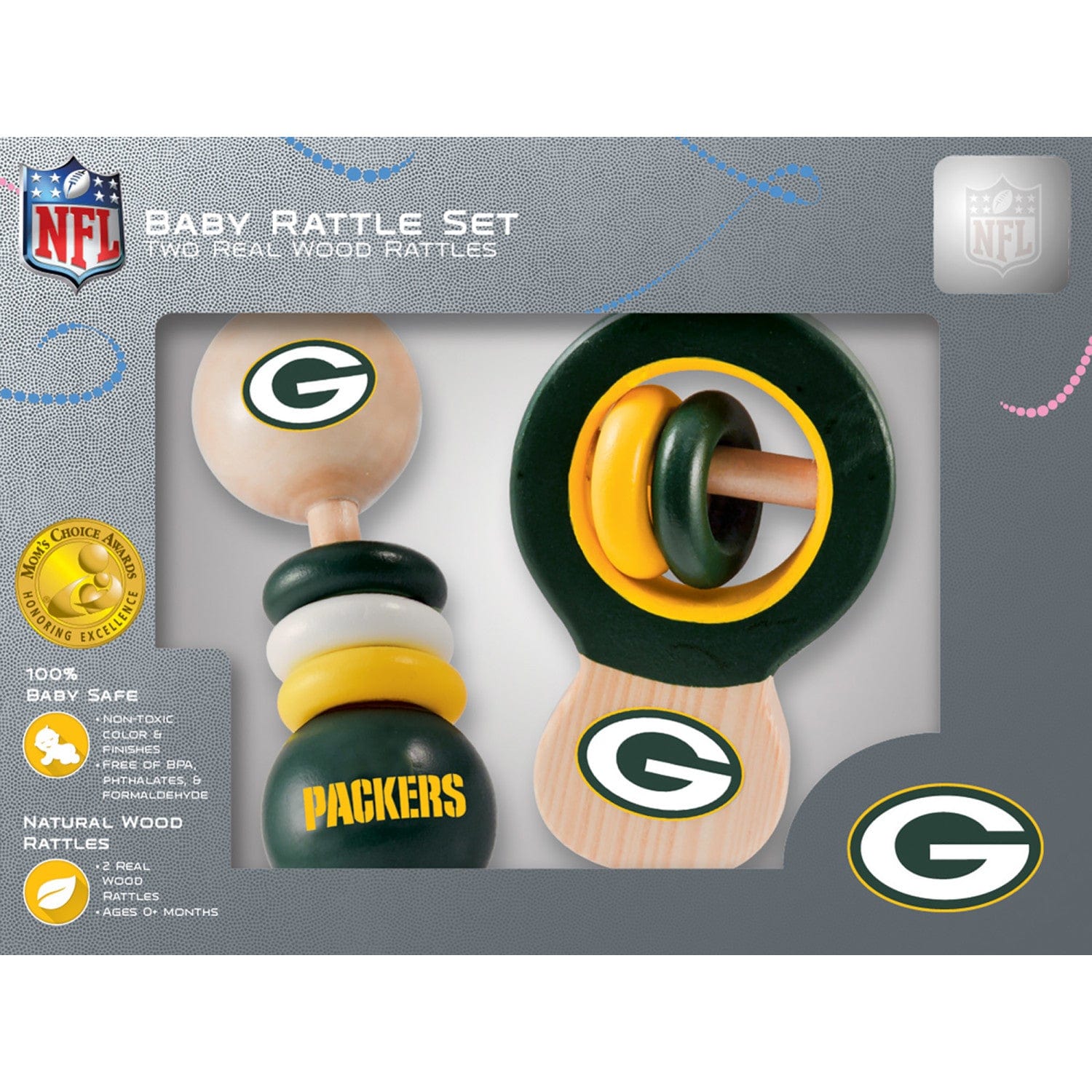 Green Bay Packers - Baby Rattles 2-Pack - Image 2