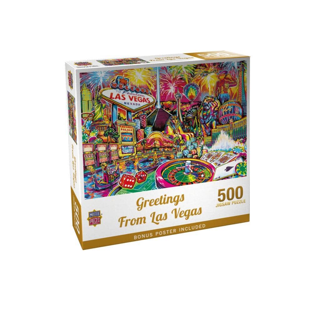 Greetings From Las Vegas - Jigsaw Puzzle - Image 3