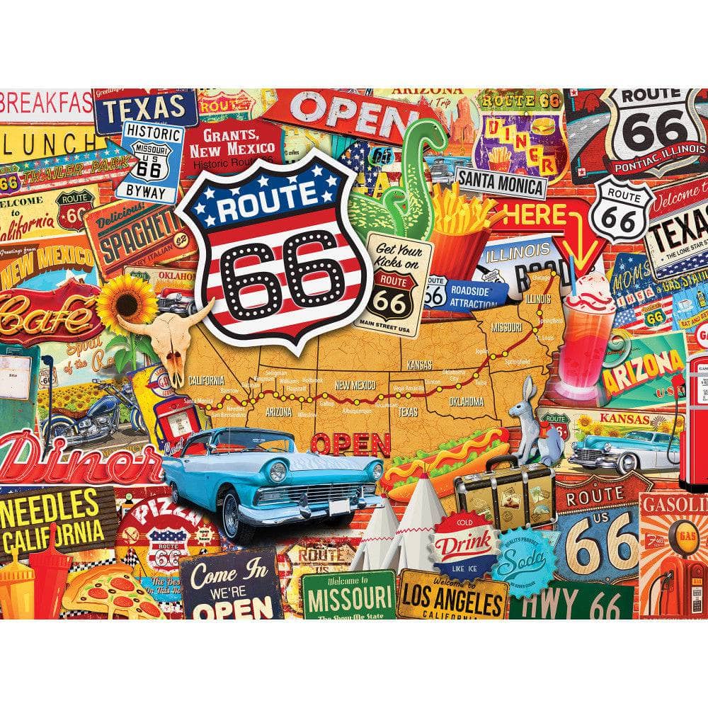 Greetings from Route 66 - Jigsaw Puzzle