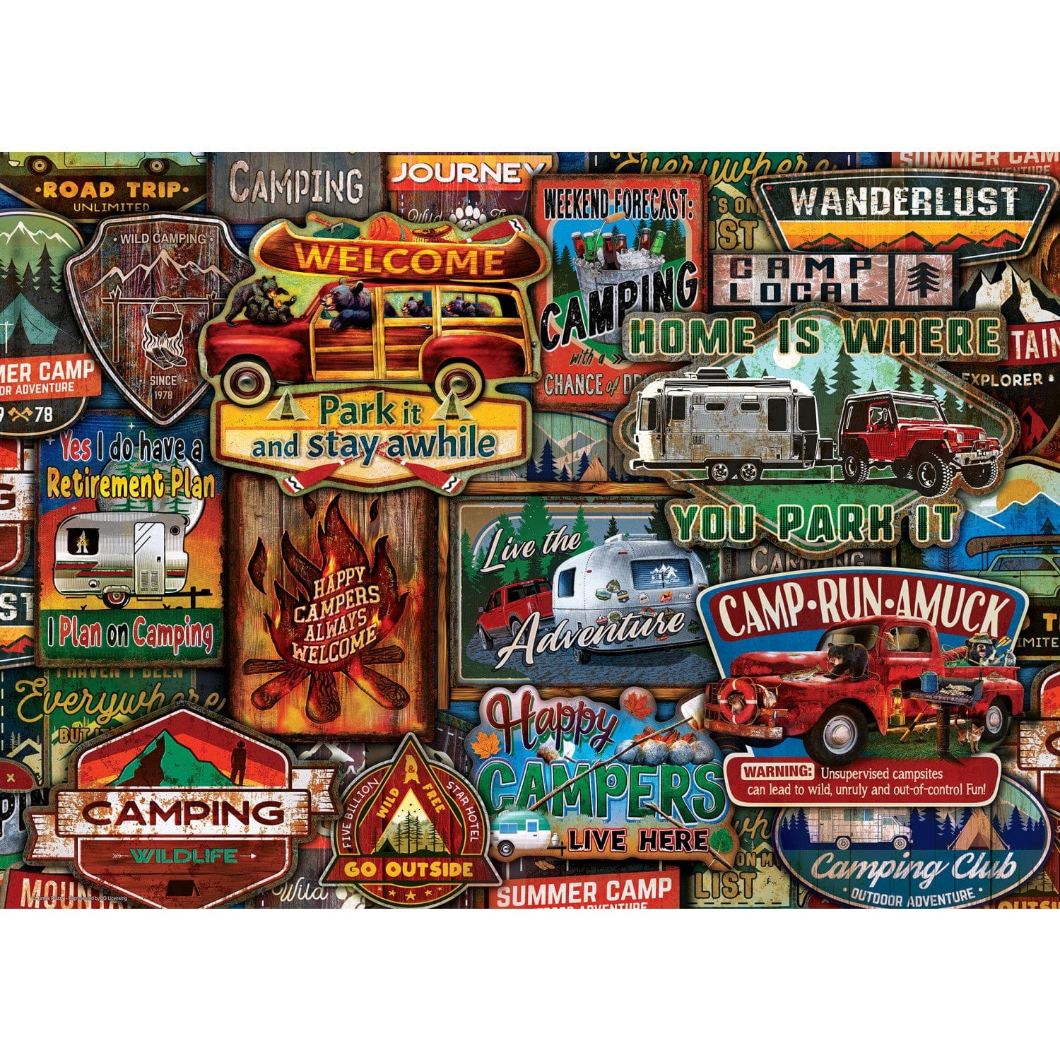 Greetings From The Lake - 500 Piece Jigsaw Puzzle - Image 2