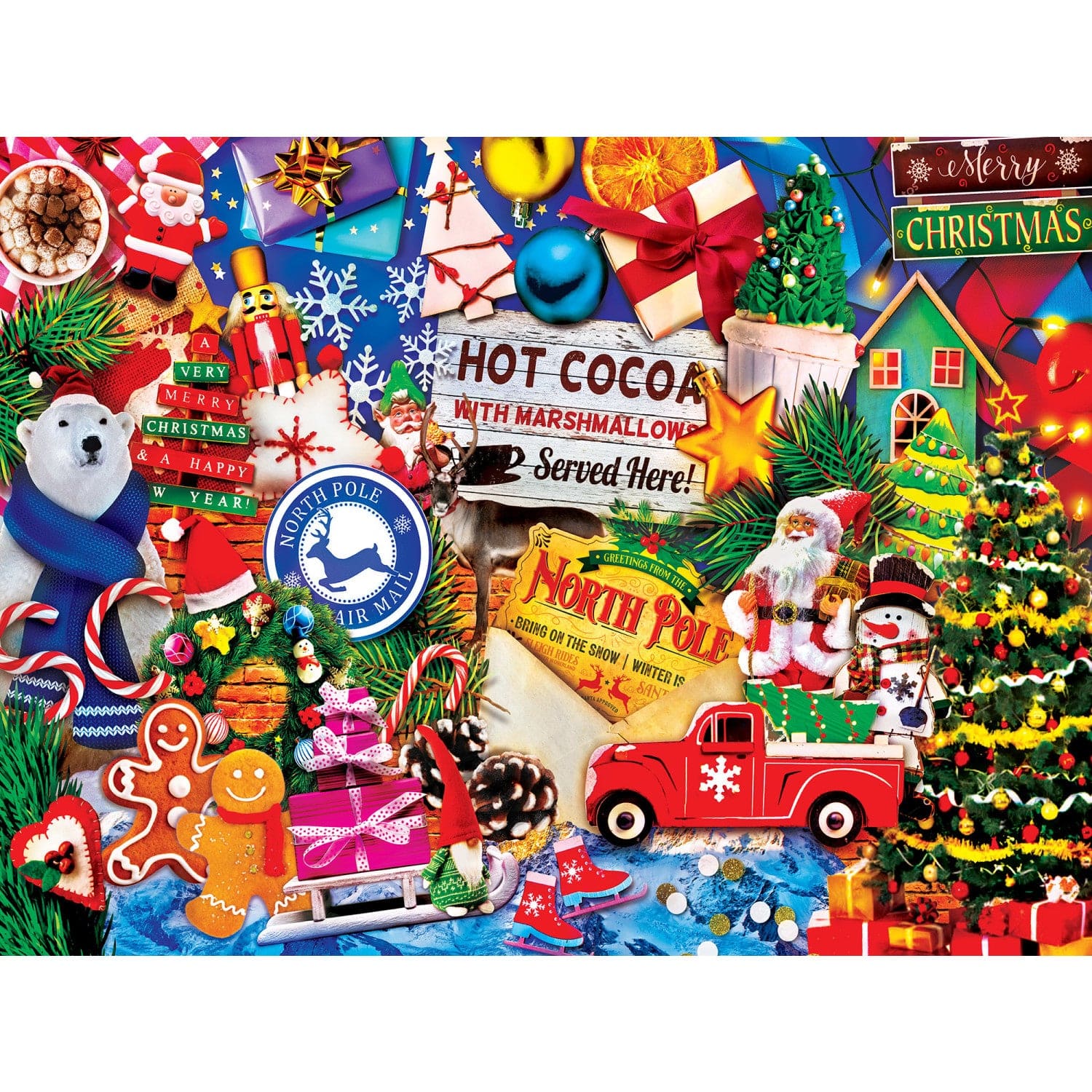 Greetings from The North Pole - Jigsaw Puzzle