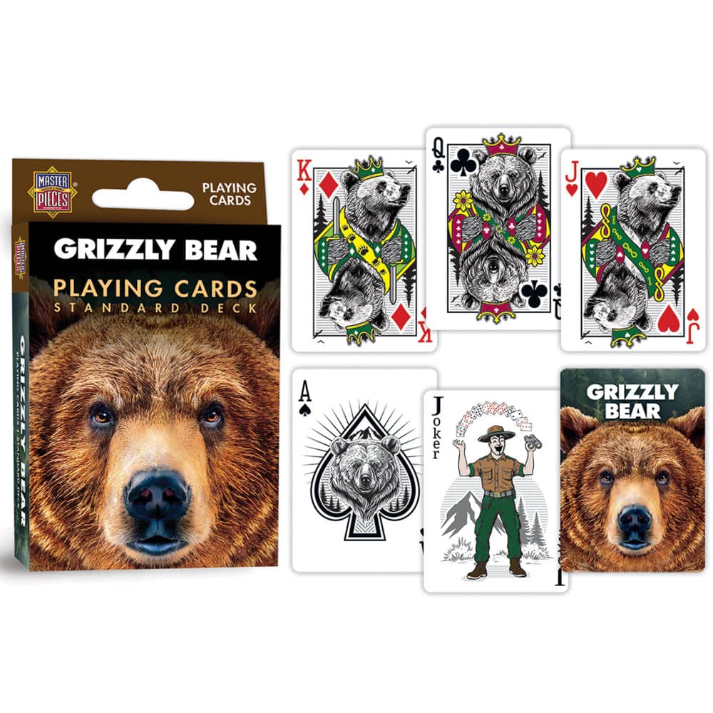 Grizzly Bear Playing Cards - 54 Card Deck - Image 3