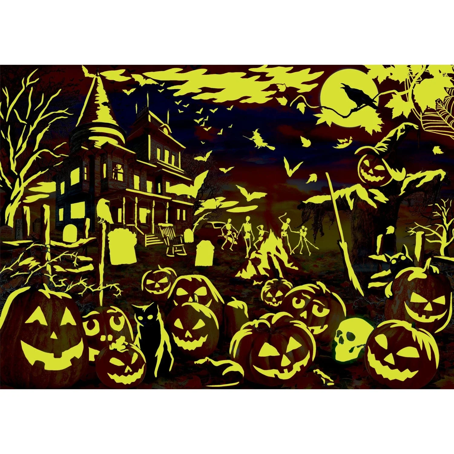 Glow in the Dark - All Hallow's Eve 500 Piece Jigsaw Puzzle - Image 5