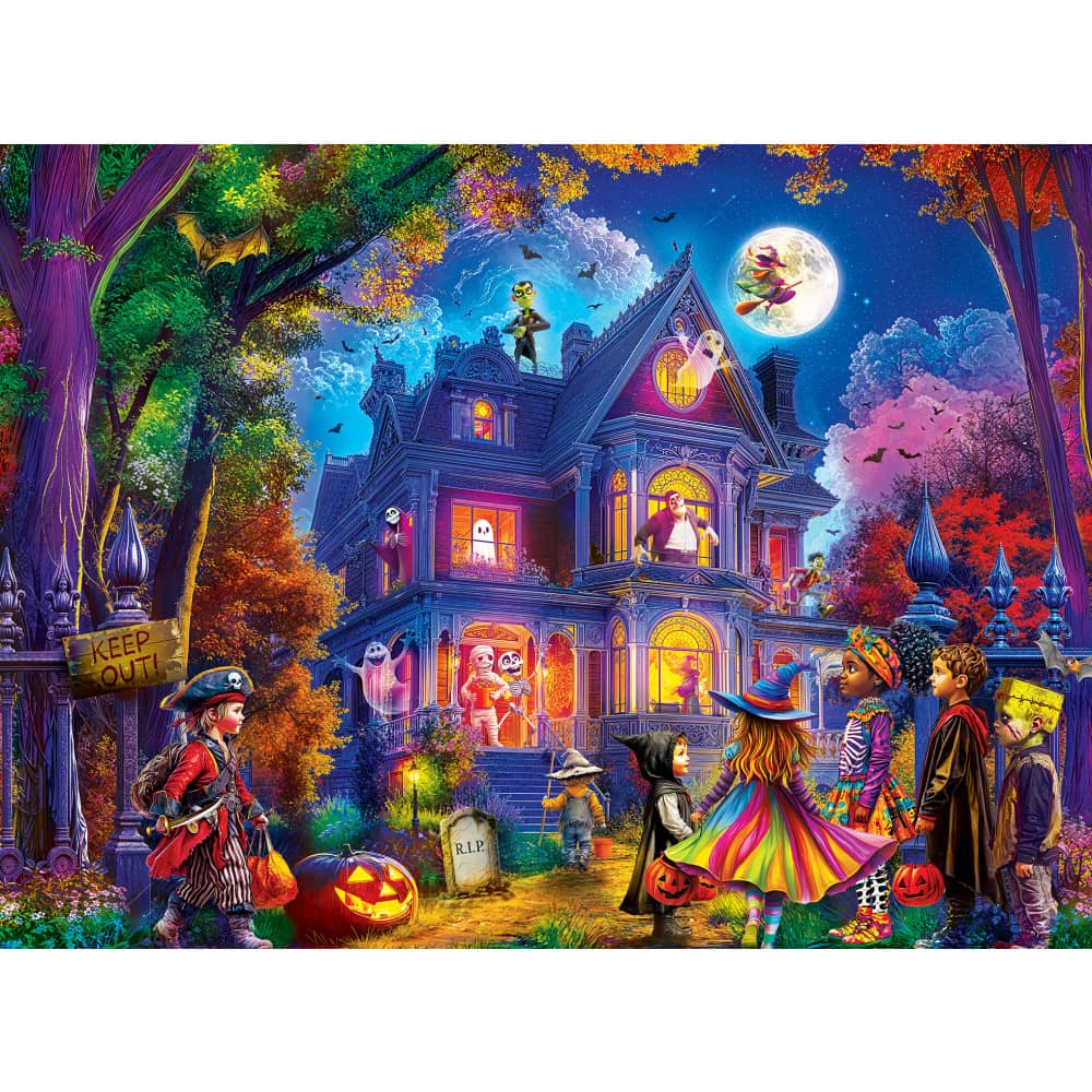 Halloween Glow in the Dark - Trick or Treat 100 Piece Jigsaw Puzzle - Image 2