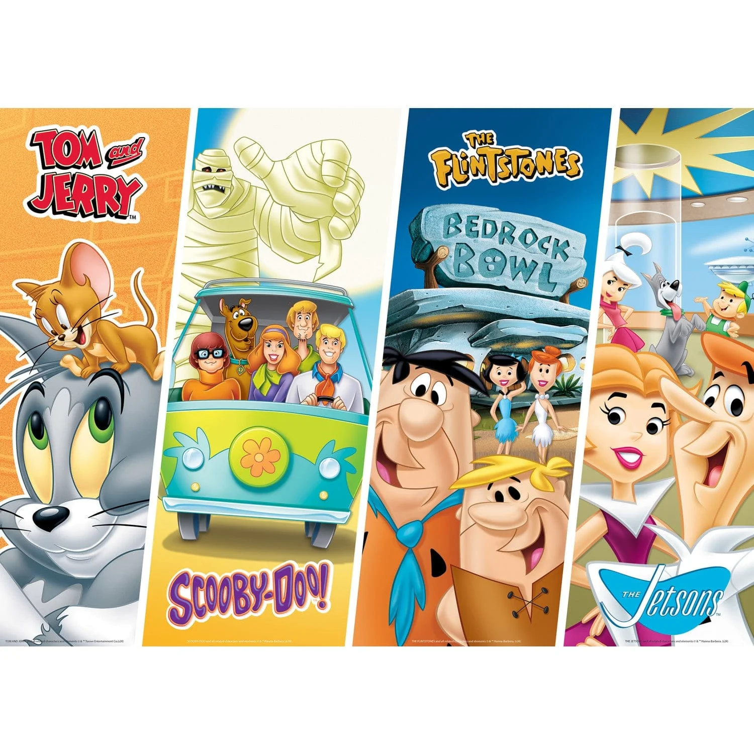 Cartoons - Hanna-Barbera Classics 500 Piece Jigsaw Puzzle - Image 2