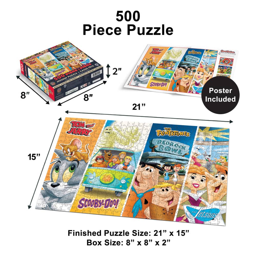 Cartoons - Hanna-Barbera Classics 500 Piece Jigsaw Puzzle - Image 5