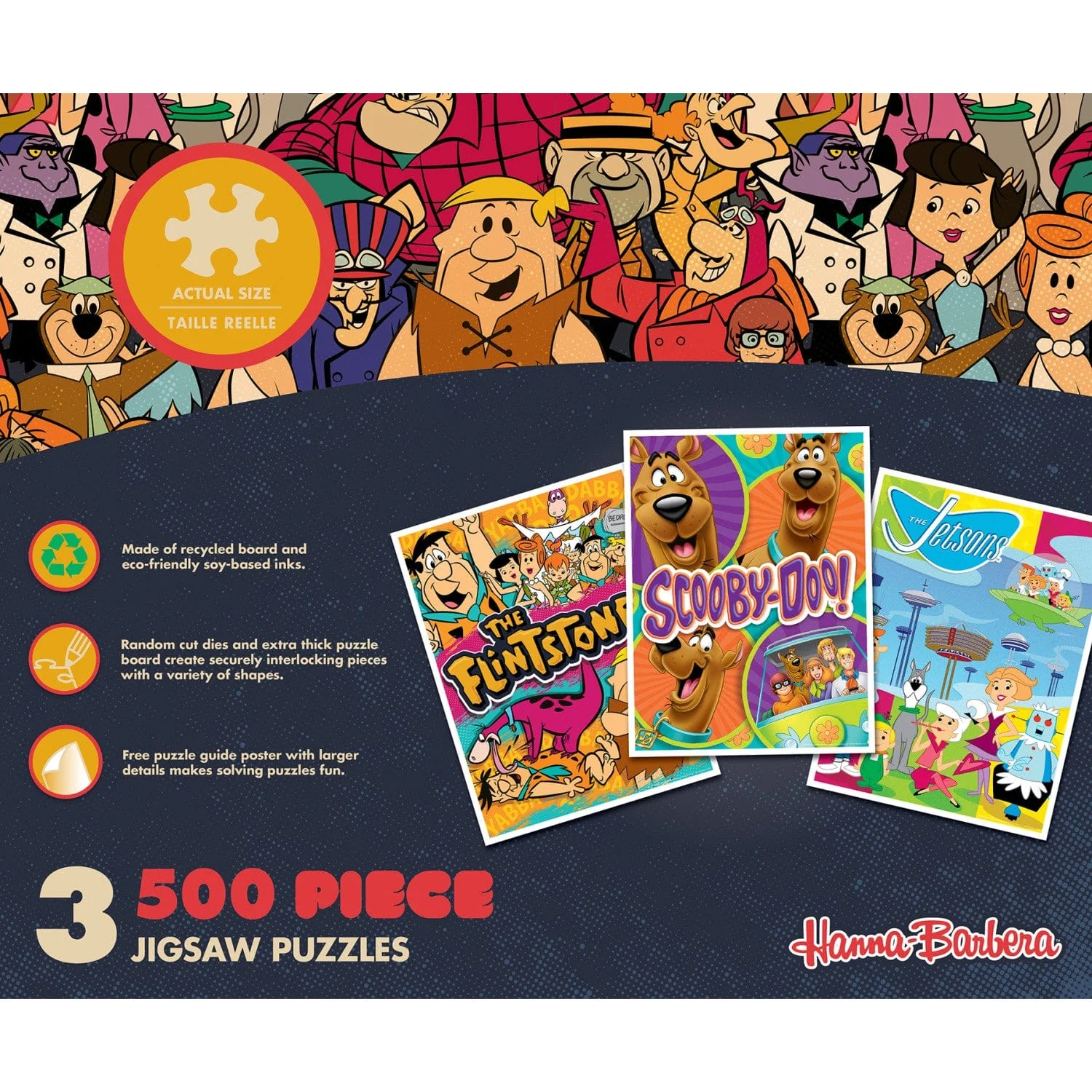 Hanna-Barbera - 500 Piece Jigsaw Puzzles 3 Pack - Image 6