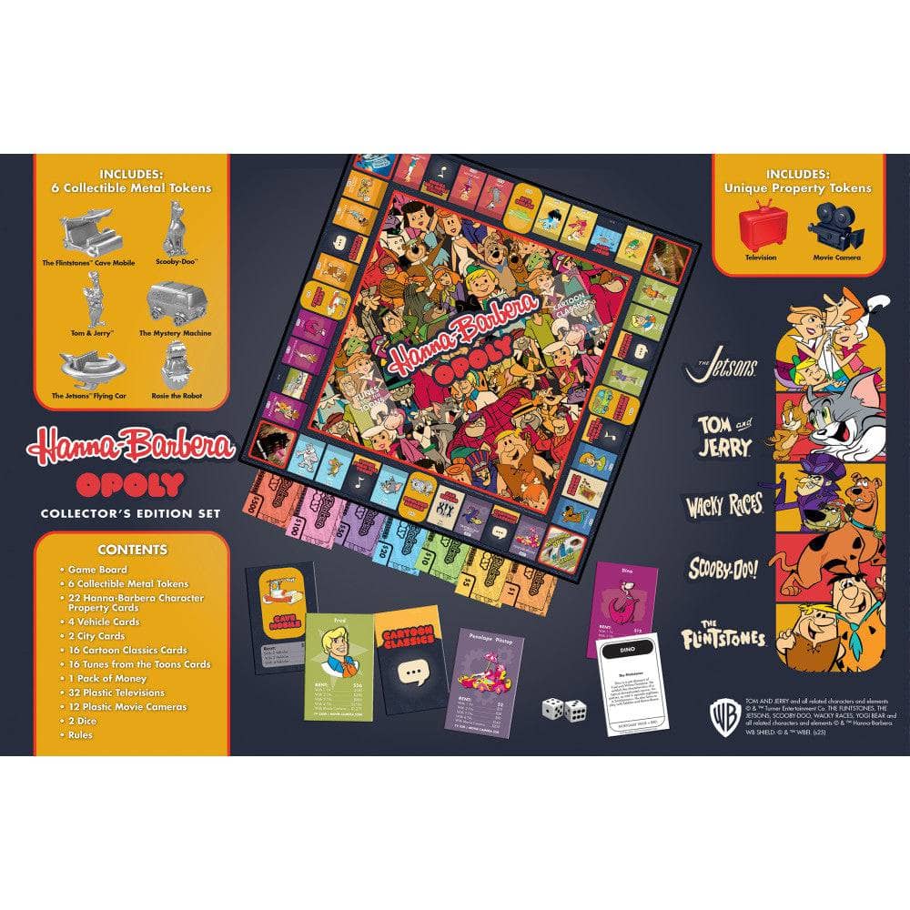 Hanna-Barbera Opoly Board Game Board Game - Image 3